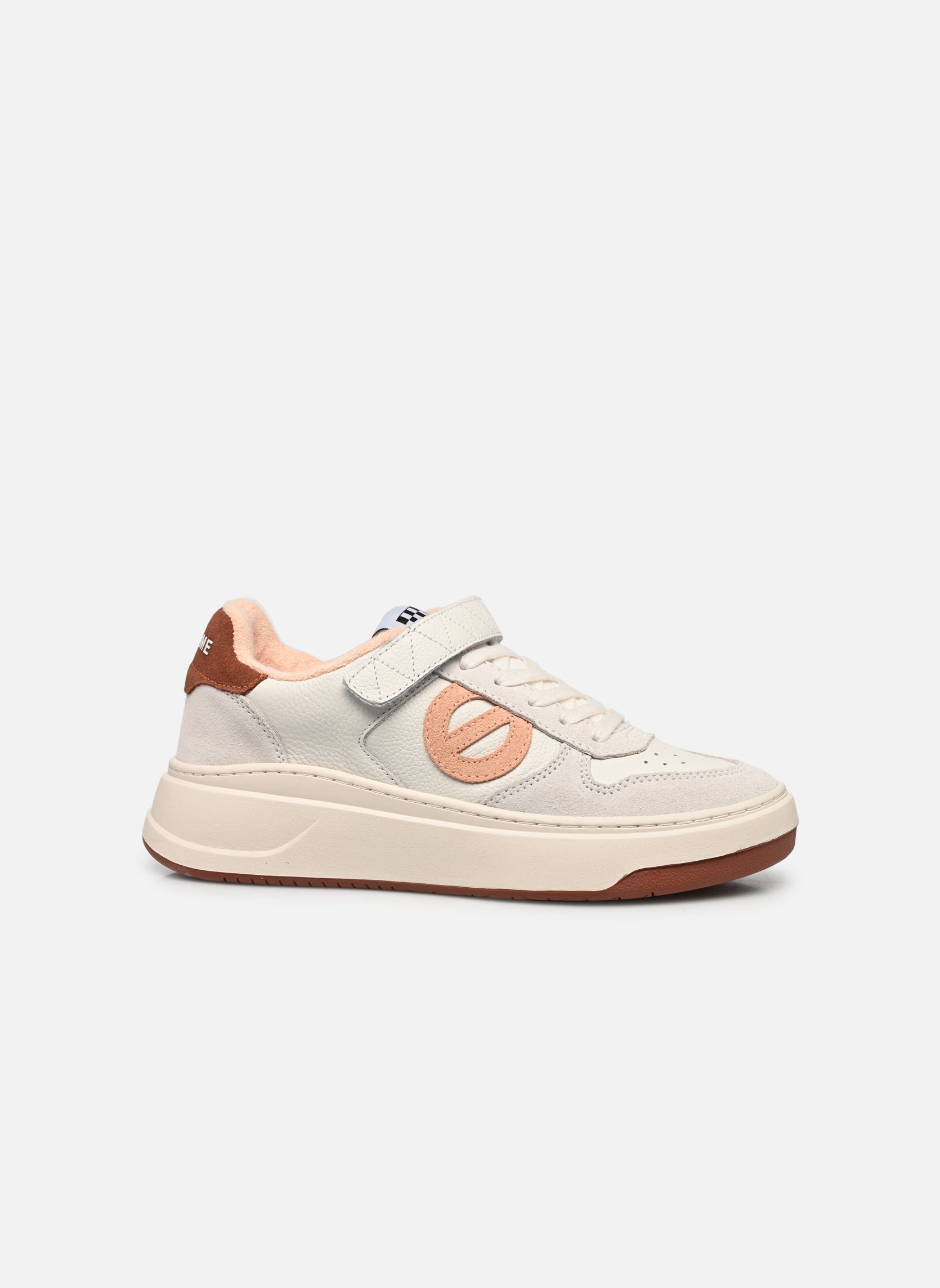 Niedrige Sneaker BRIDGET CLUB damen weiß No Name Niedrige Sneaker BRIDGET CLUB damen weiß WHITE/MELON