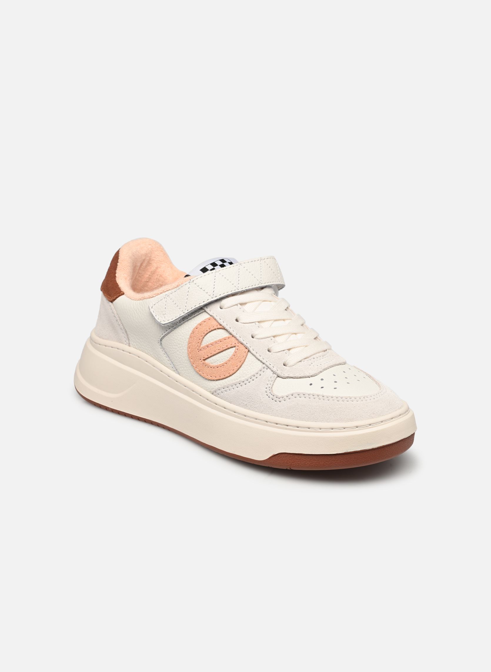 Niedrige Sneaker BRIDGET CLUB damen weiß No Name Niedrige Sneaker BRIDGET CLUB damen weiß WHITE/MELON