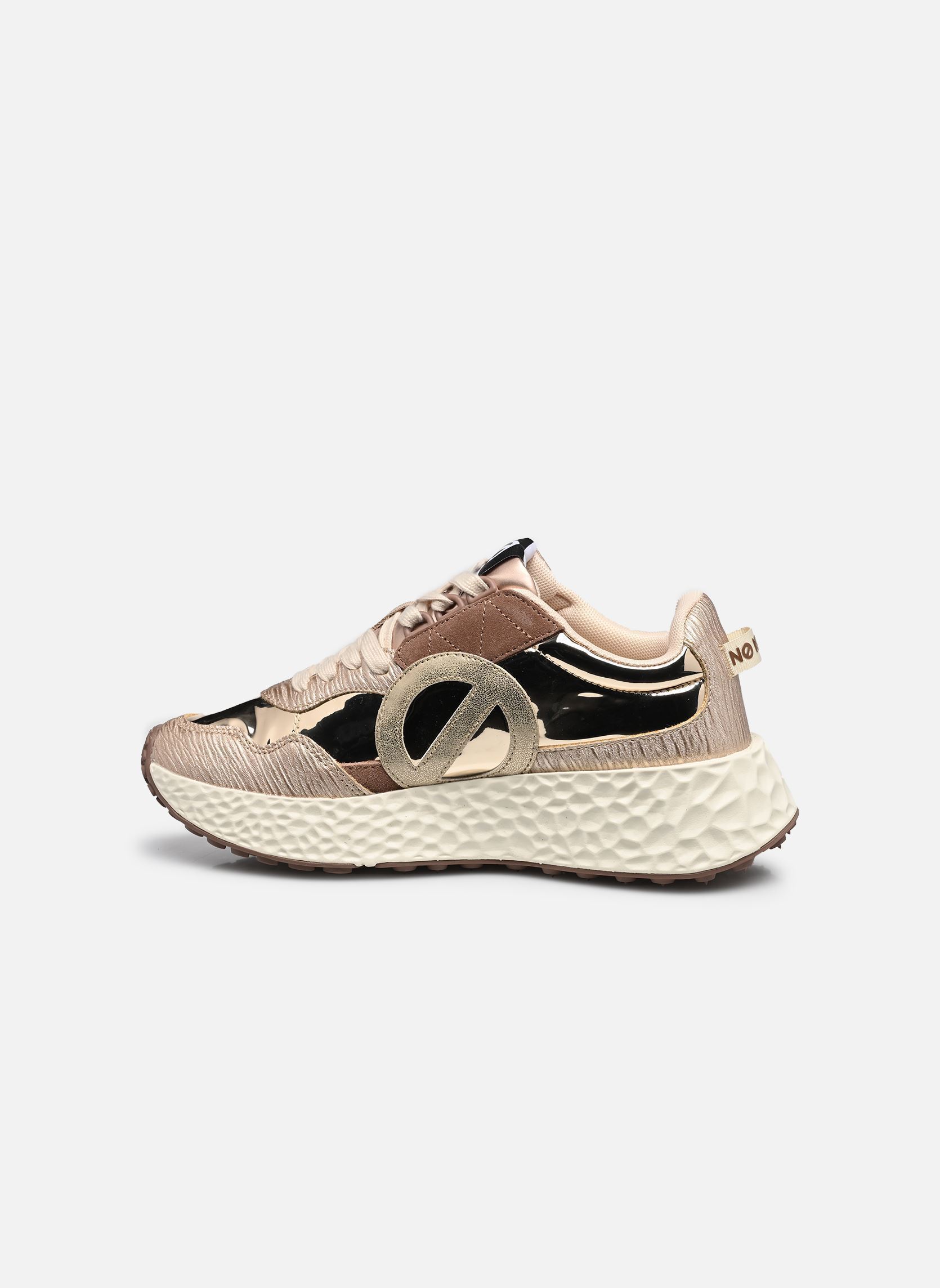 Lage sneakers Carter Jogger dames goud en brons No Name Lage sneakers Carter Jogger dames goud en brons GOLD/GOLD/CHOCO