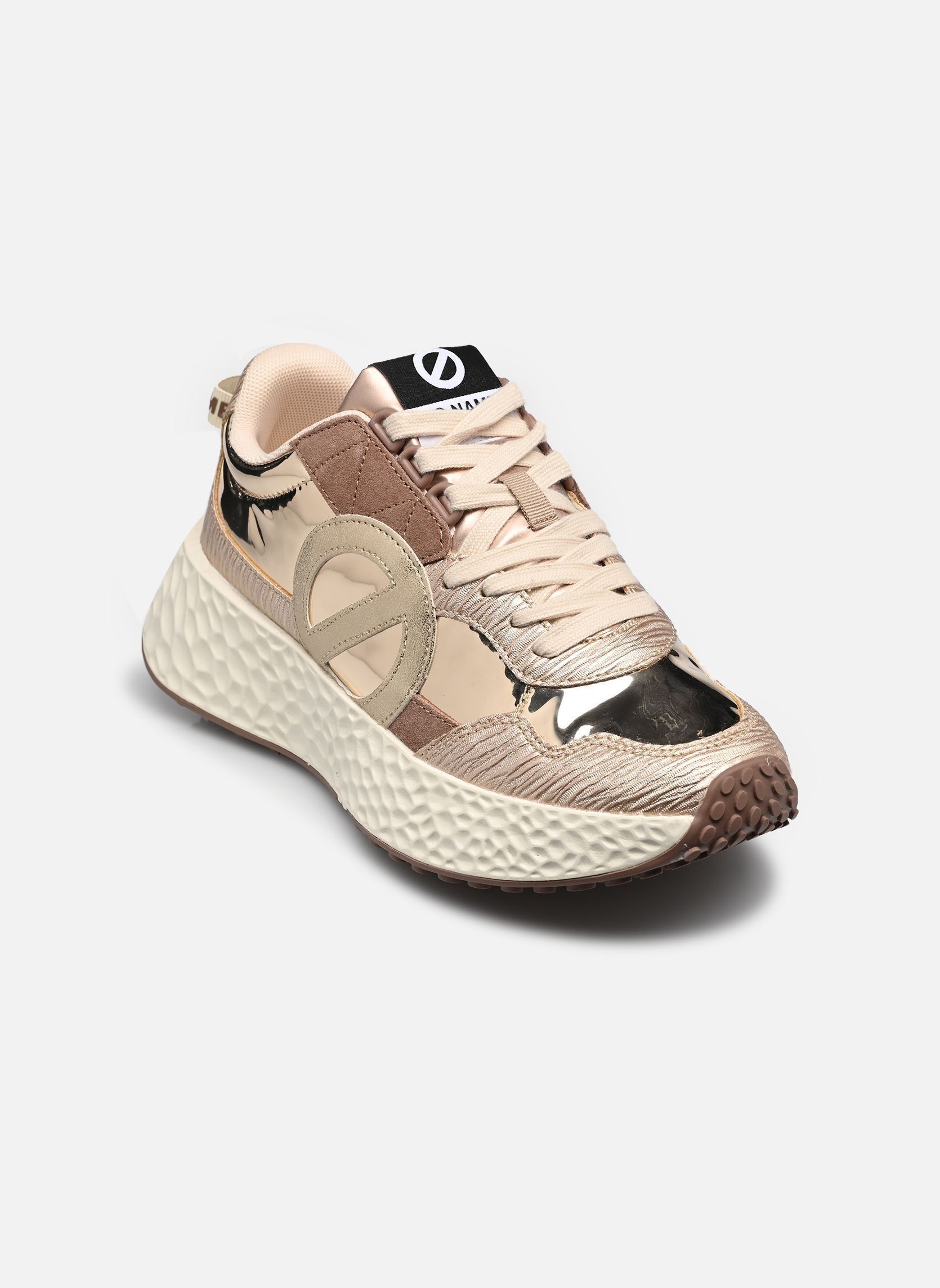 Lage sneakers Carter Jogger dames goud en brons No Name Lage sneakers Carter Jogger dames goud en brons GOLD/GOLD/CHOCO