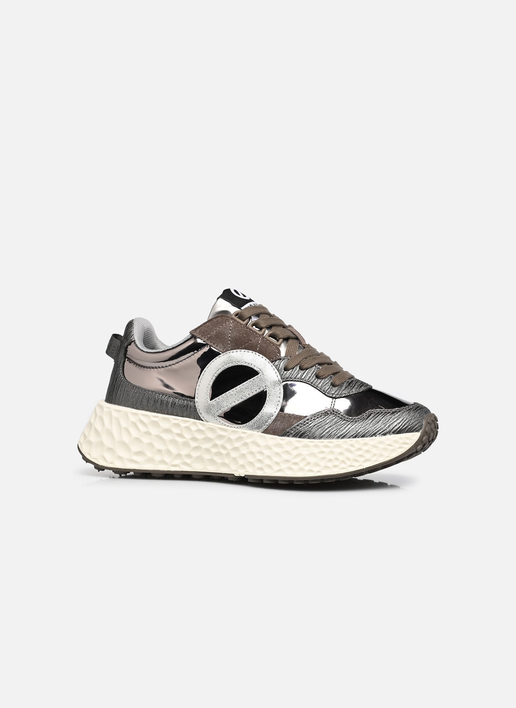 Lage sneakers Carter Jogger dames grijs No Name Lage sneakers Carter Jogger dames grijs ANTIK/ANTIK/CARBONE
