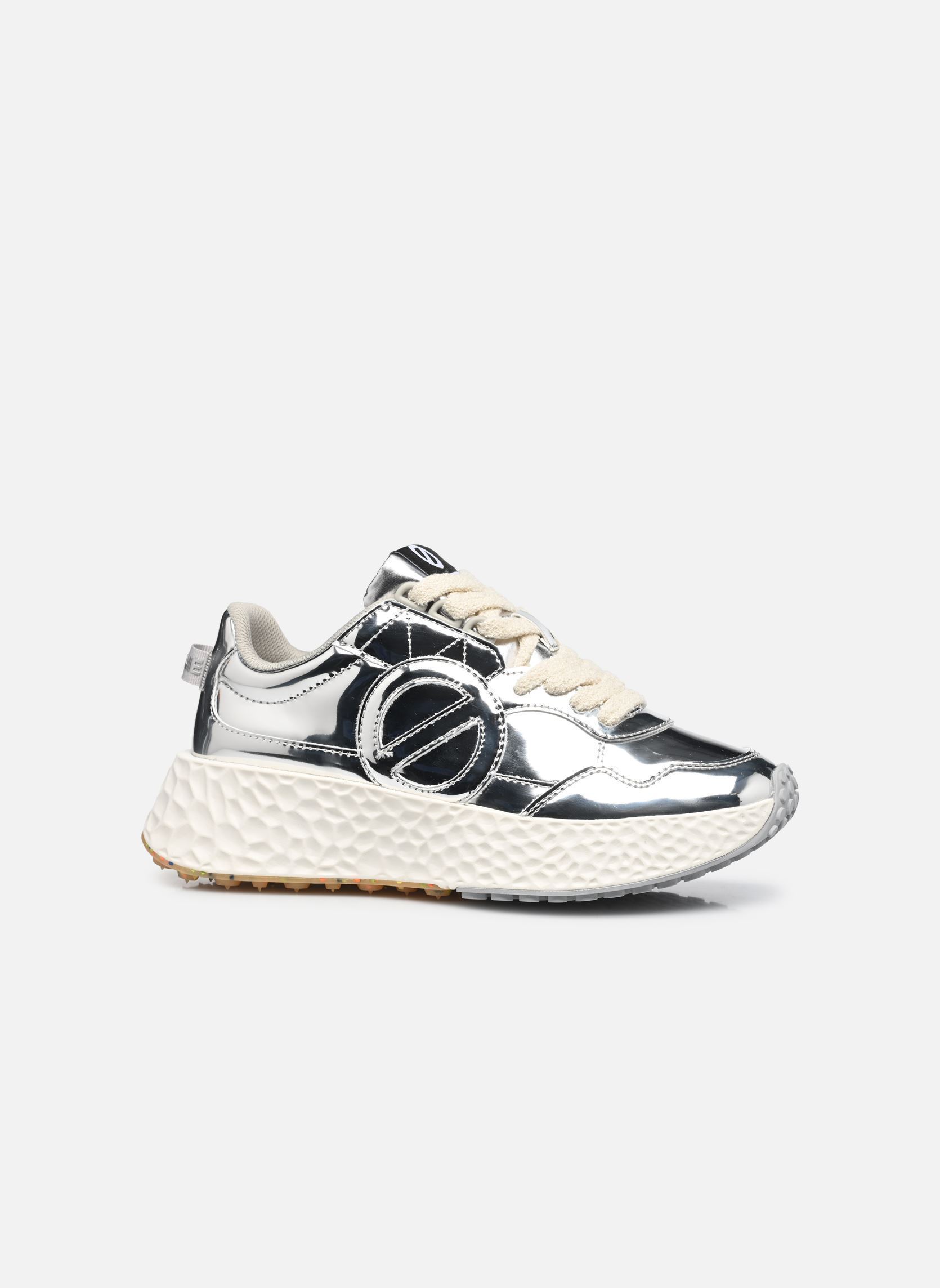 Lage sneakers Carter Jogger dames zilver No Name Lage sneakers Carter Jogger dames zilver SILVER