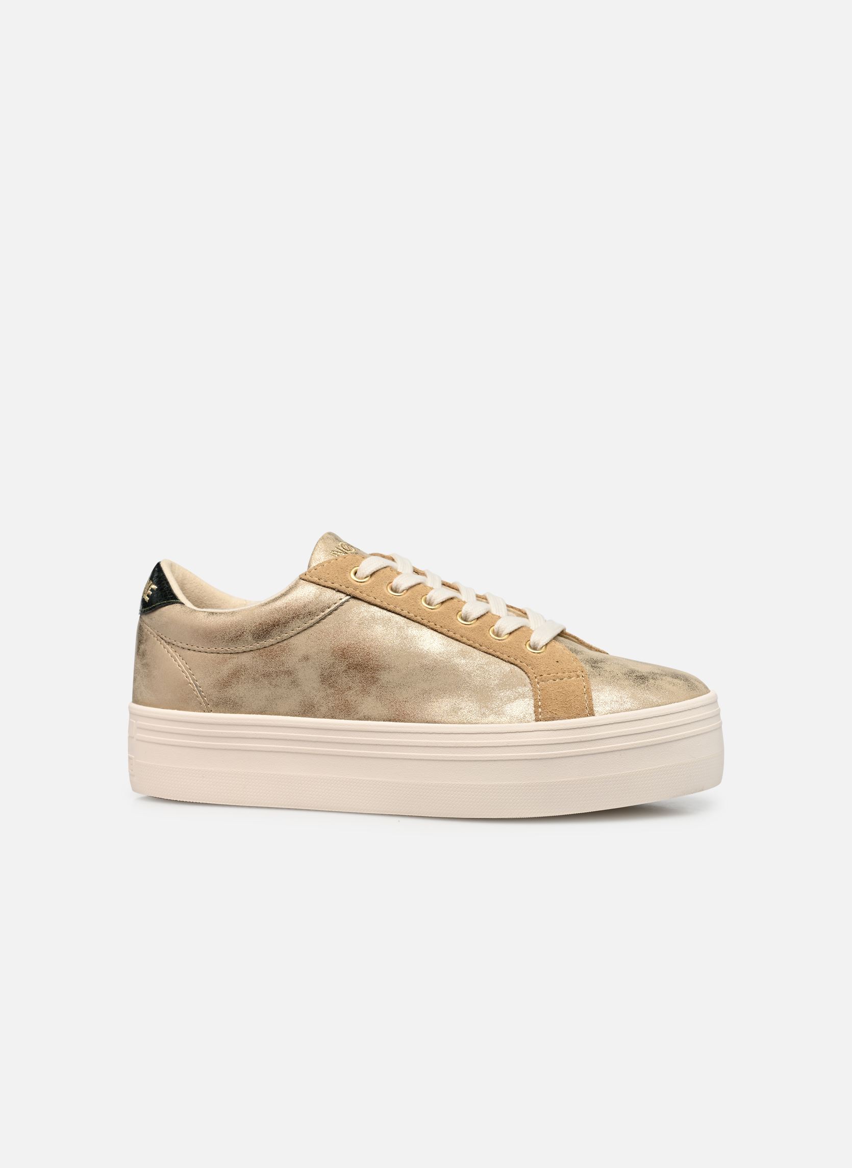 Niedrige Sneaker PLATO M BRIDGE damen gold und bronze No Name Niedrige Sneaker PLATO M BRIDGE damen gold und bronze Beige