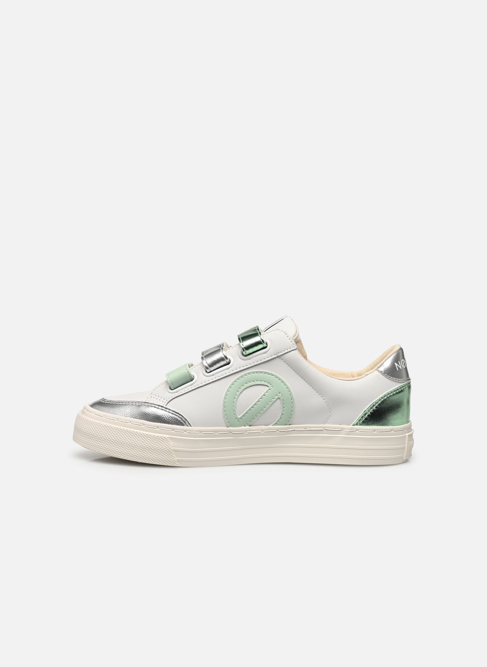 Baskets basses STRIKE STRAPS femme multicolore No Name Baskets basses STRIKE STRAPS femme multicolore WHITE/GREEN