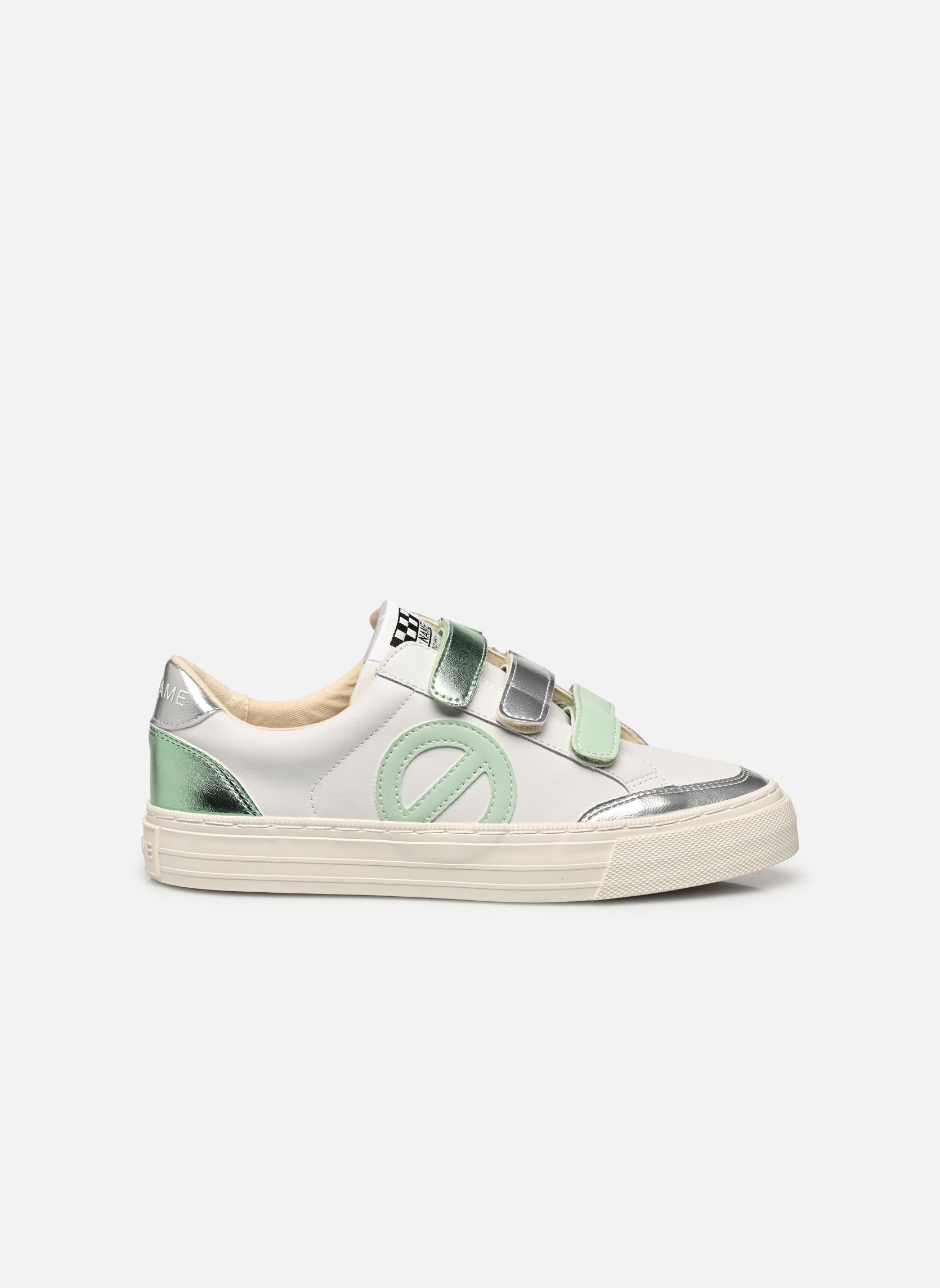 Baskets basses STRIKE STRAPS femme multicolore No Name Baskets basses STRIKE STRAPS femme multicolore WHITE/GREEN