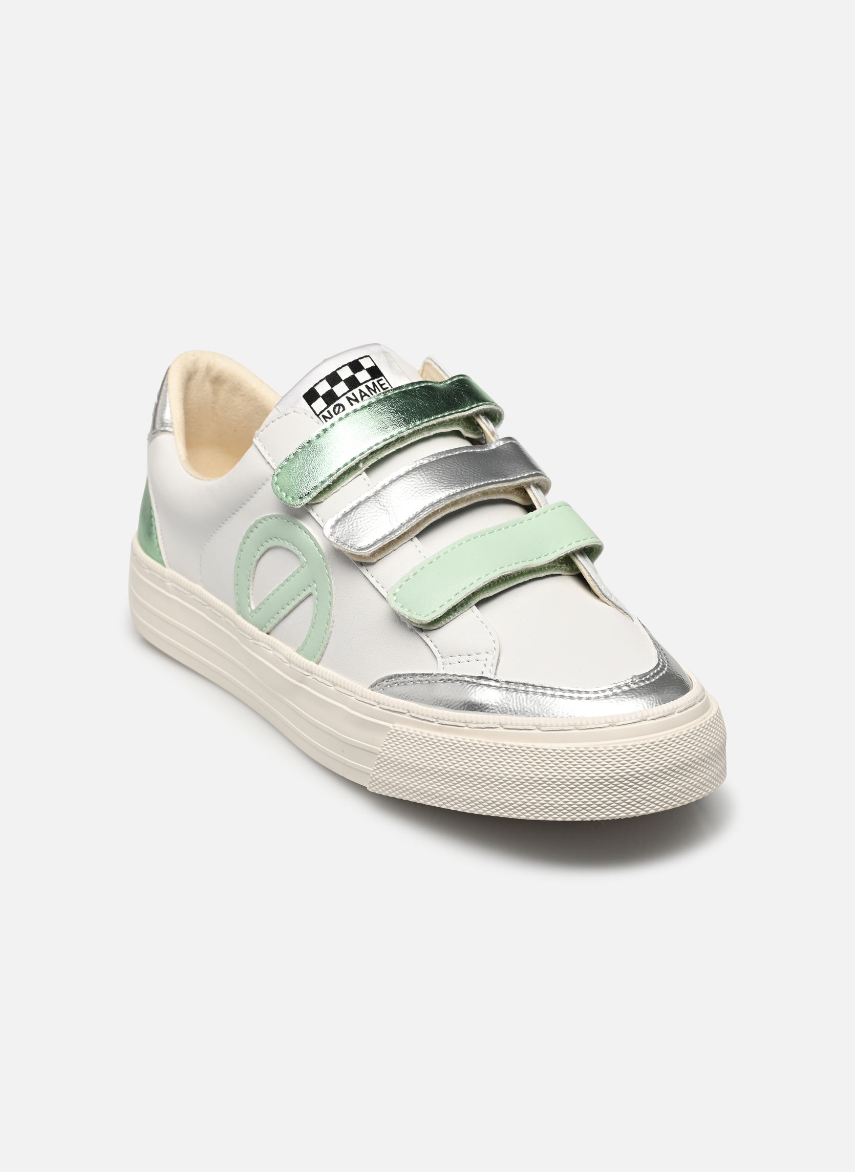 Baskets basses STRIKE STRAPS femme multicolore No Name Baskets basses STRIKE STRAPS femme multicolore WHITE/GREEN