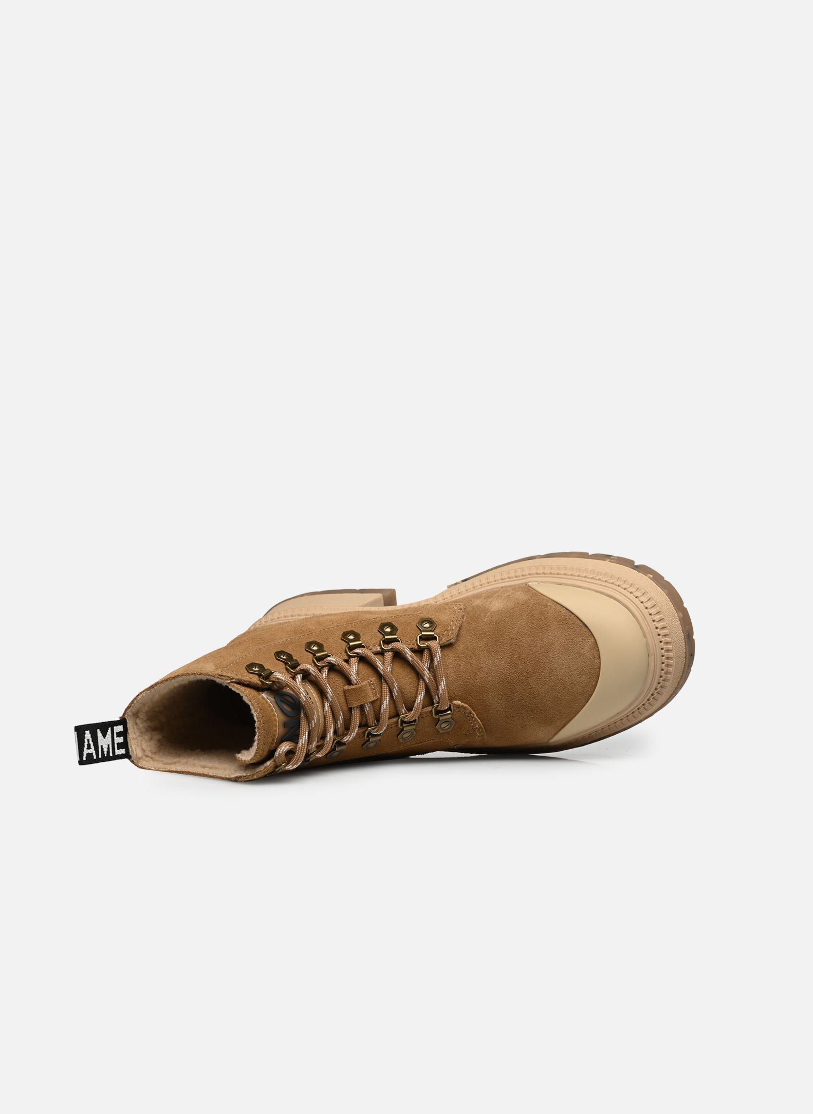 Veterlaarsjes STRONG HOOKS dames bruin No Name Veterlaarsjes STRONG HOOKS dames bruin NUTS