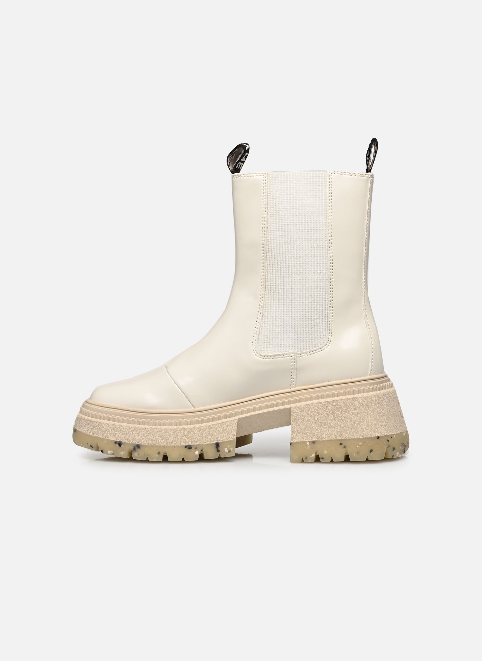Niedrige Ankle Boots STRONG JODHPUR damen weiß No Name Niedrige Ankle Boots STRONG JODHPUR damen weiß DOVE