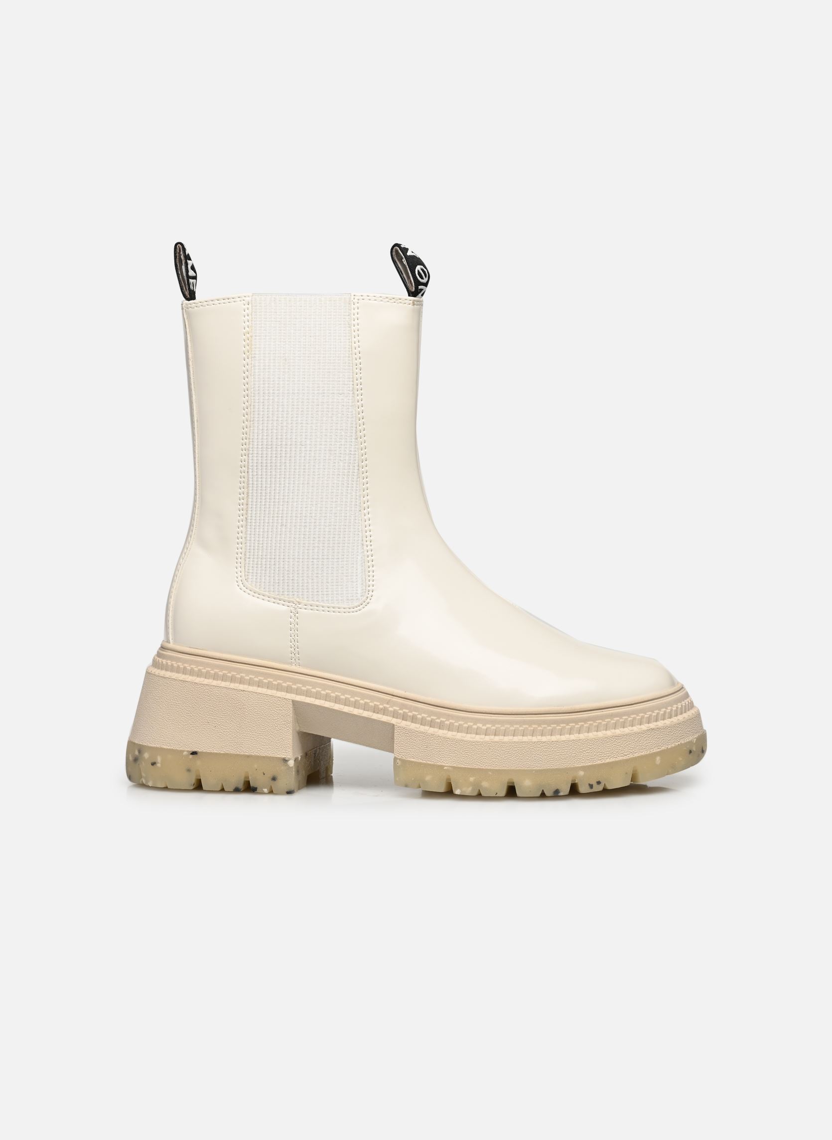 Niedrige Ankle Boots STRONG JODHPUR damen weiß No Name Niedrige Ankle Boots STRONG JODHPUR damen weiß DOVE