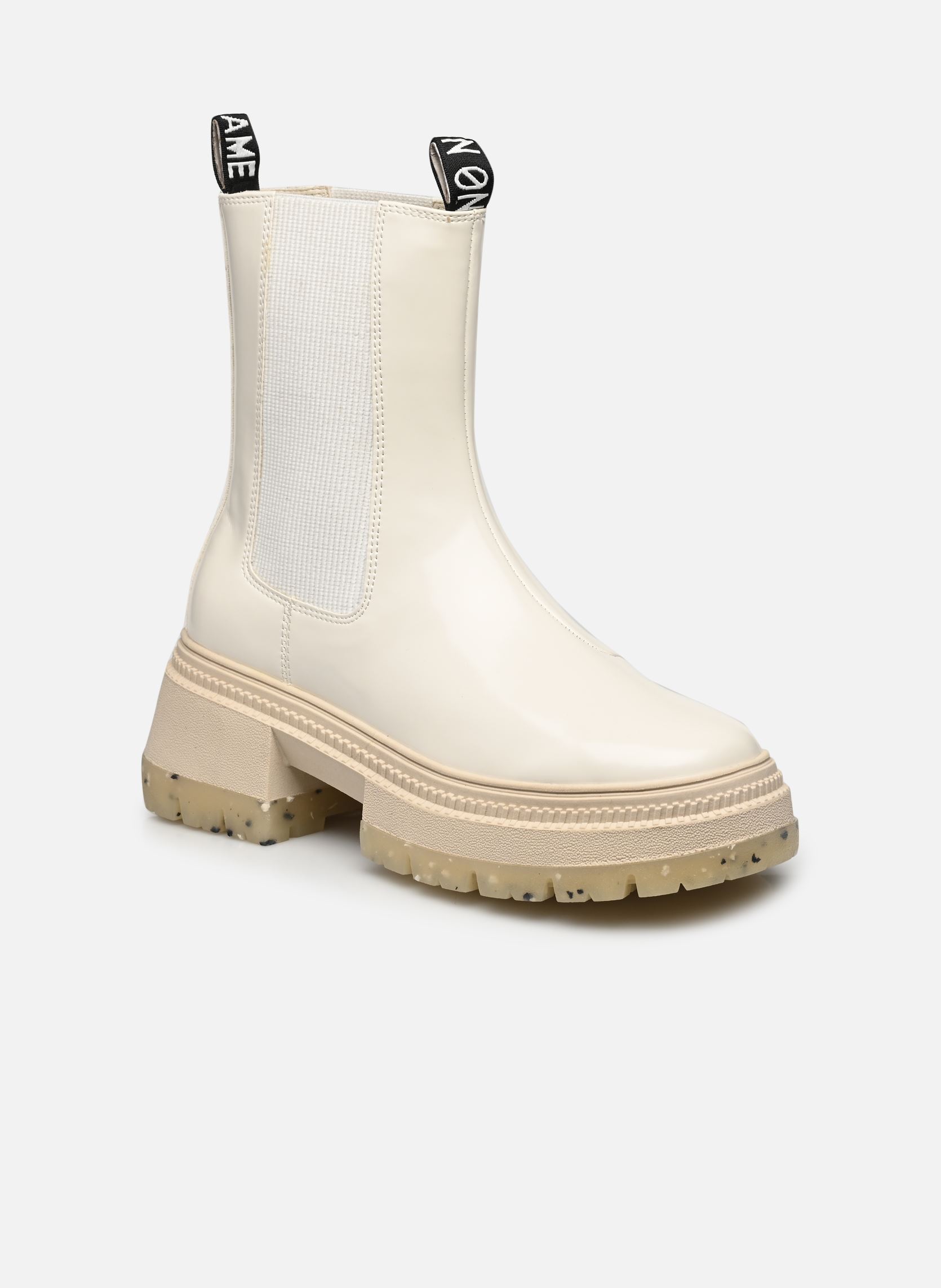Niedrige Ankle Boots STRONG JODHPUR damen weiß No Name Niedrige Ankle Boots STRONG JODHPUR damen weiß DOVE