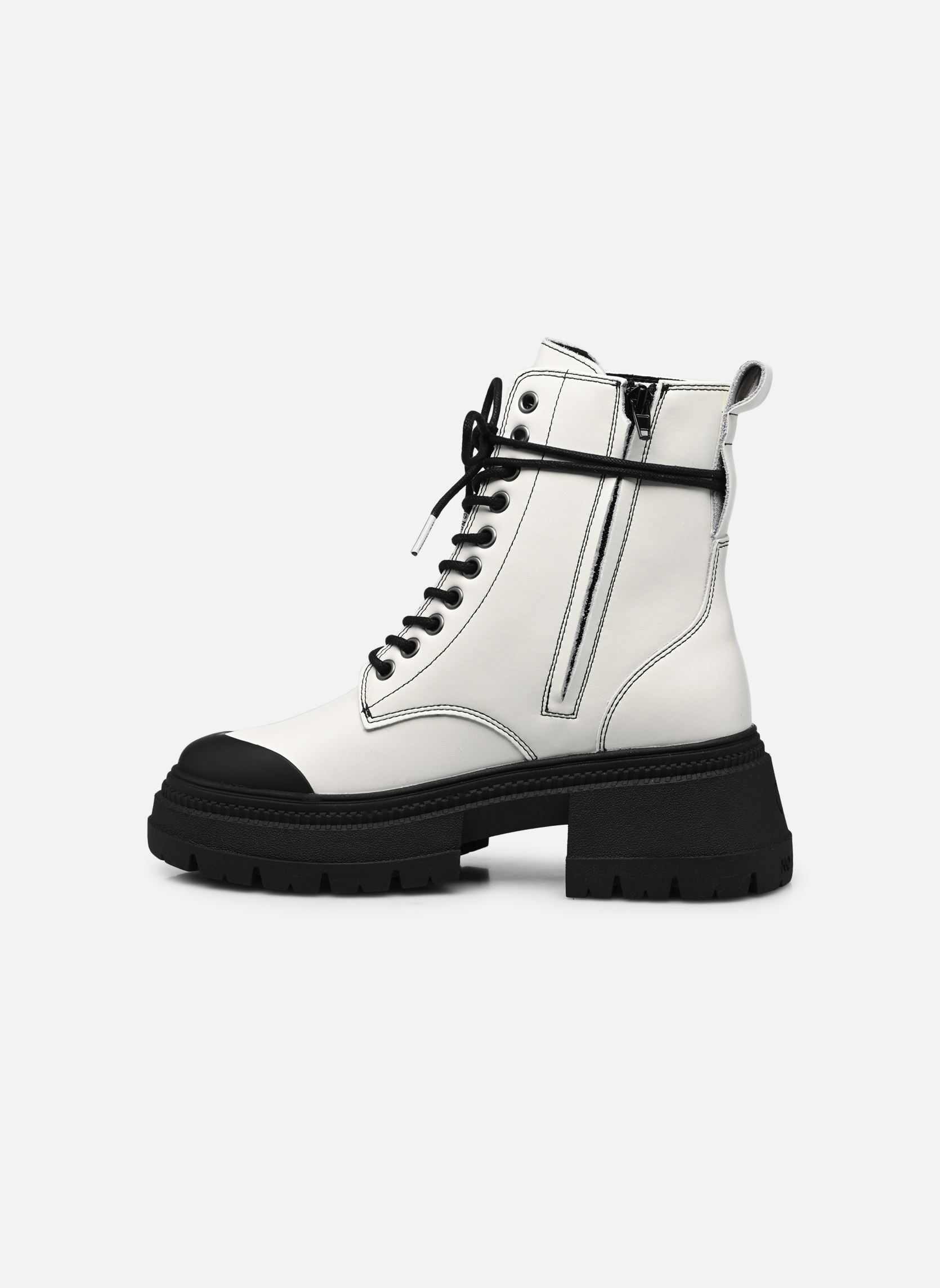 Bottines à lacets STRONG RANGER BOOTS femme blanc No Name Bottines à lacets STRONG RANGER BOOTS femme blanc WHITE