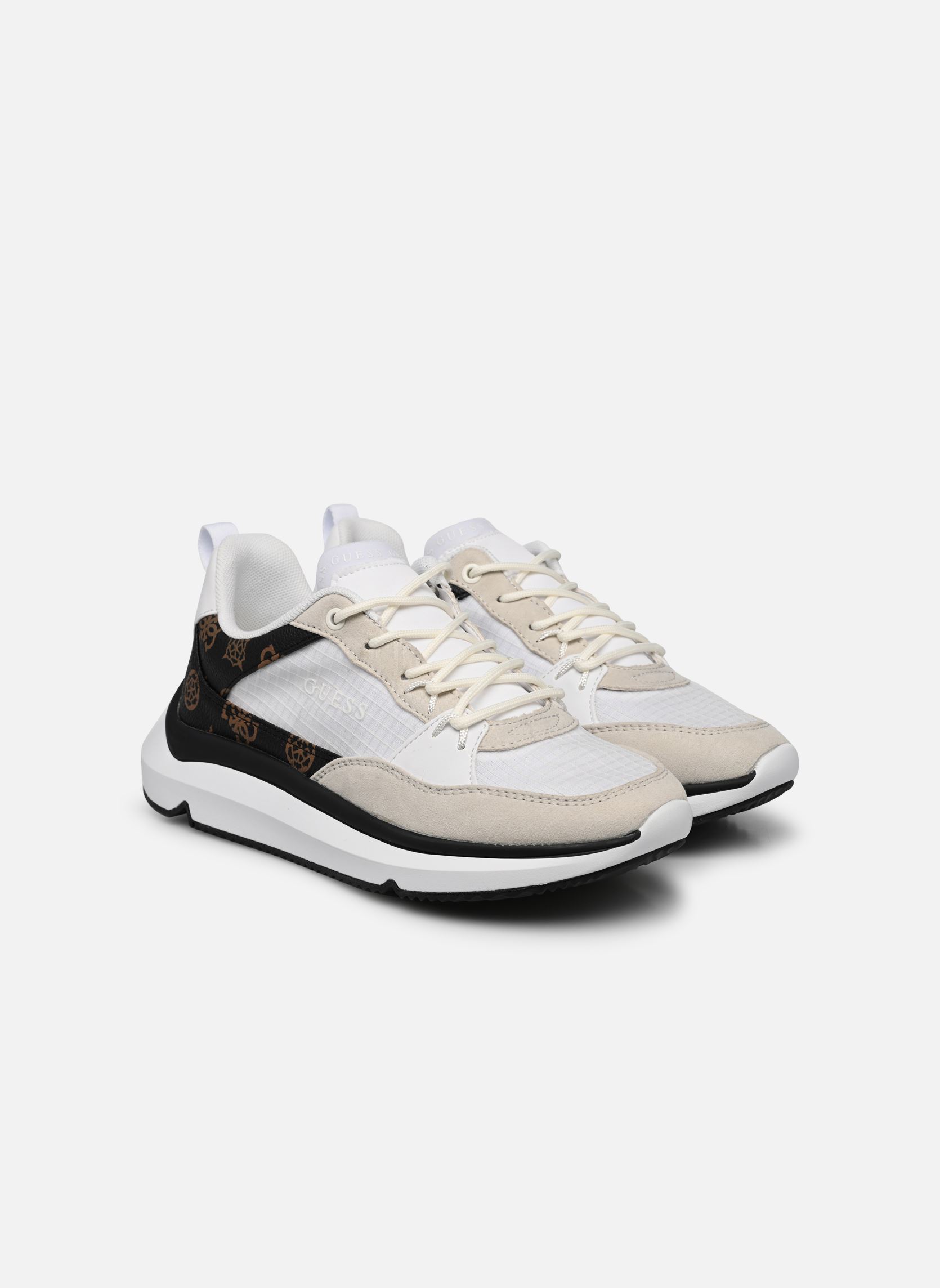 Lage sneakers DEGROM2 dames wit Guess Lage sneakers DEGROM2 dames wit White