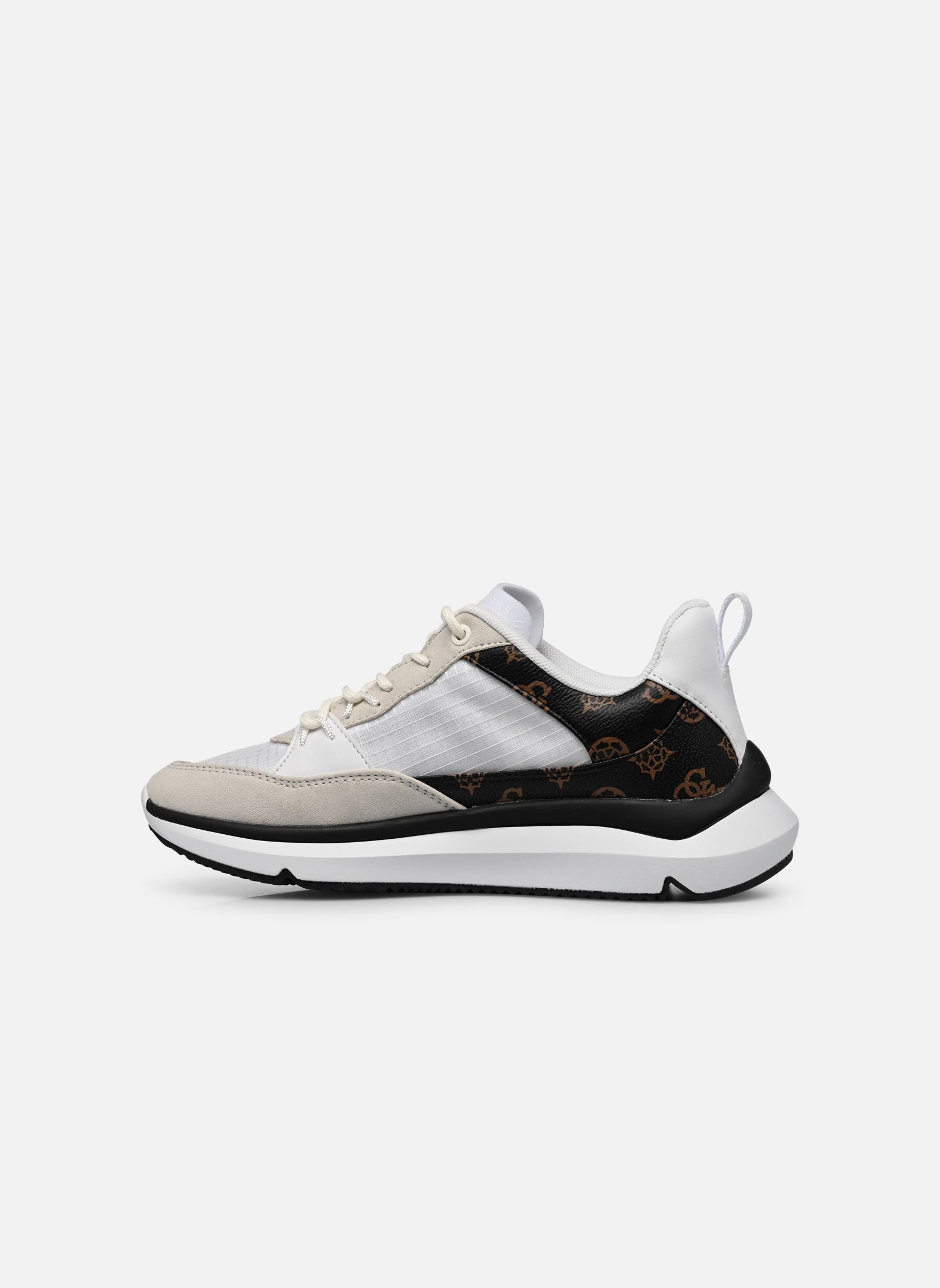 Lage sneakers DEGROM2 dames wit Guess Lage sneakers DEGROM2 dames wit White