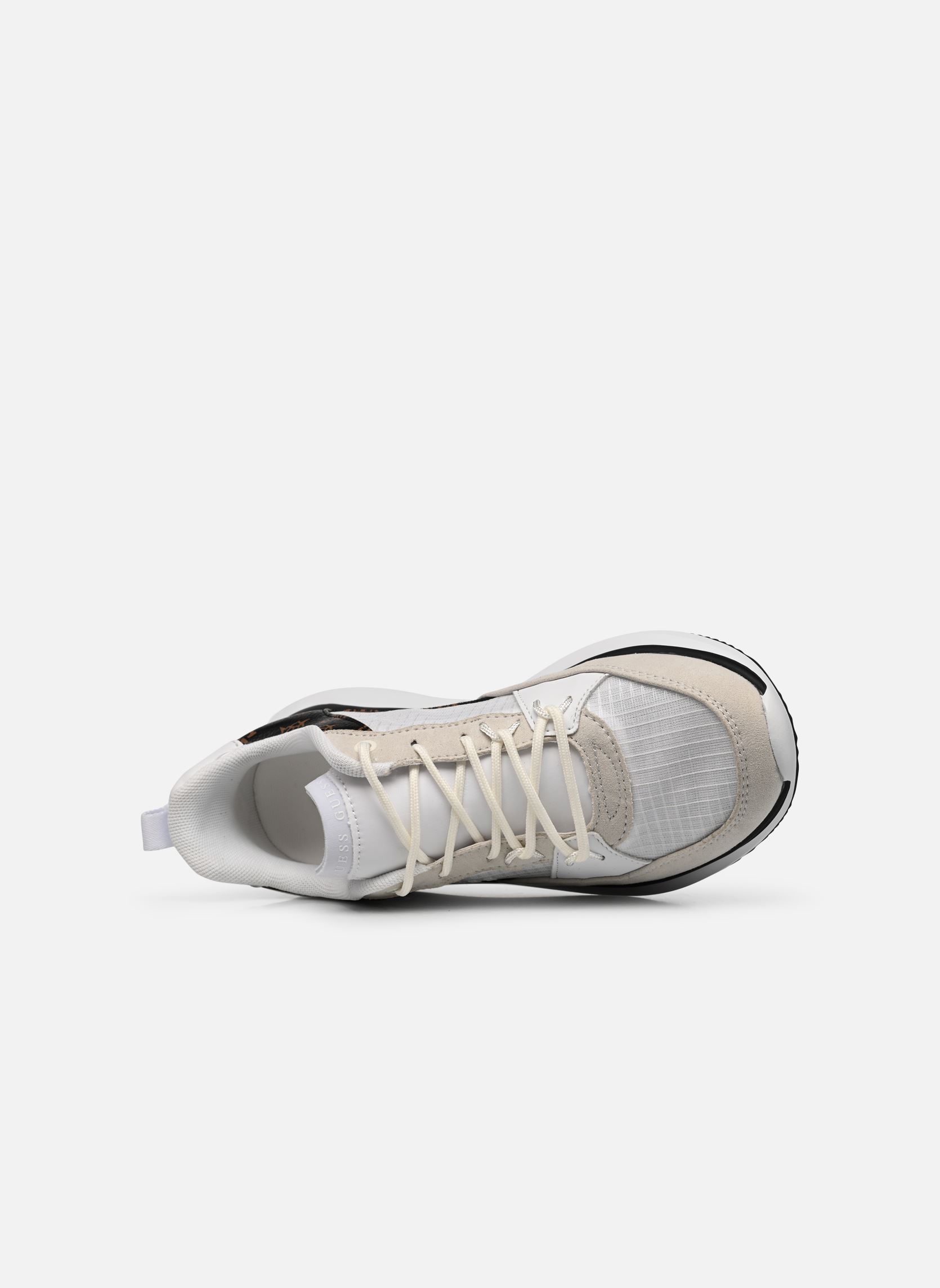 Lage sneakers DEGROM2 dames wit Guess Lage sneakers DEGROM2 dames wit White