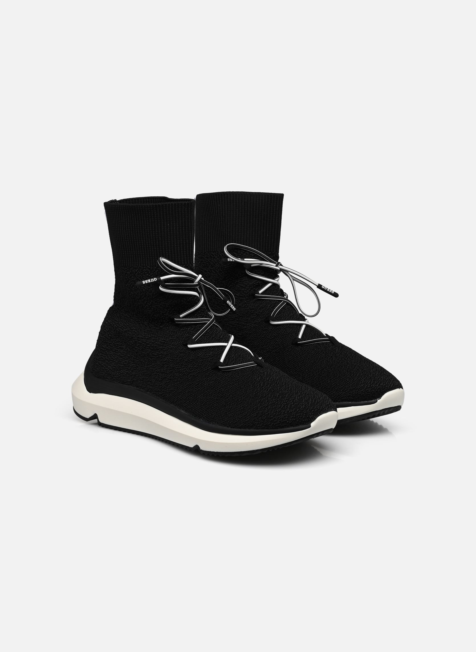 Niedrige Sneaker DREWSILA damen schwarz Guess Niedrige Sneaker DREWSILA damen schwarz Black