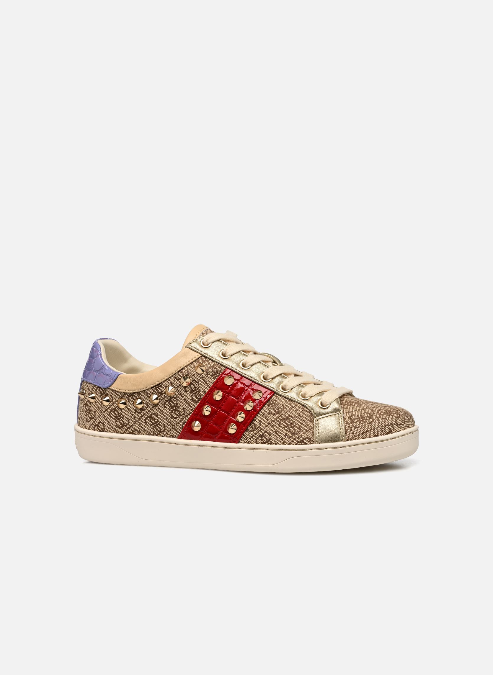 Niedrige Sneaker RAELIN3 damen beige Guess Niedrige Sneaker RAELIN3 damen beige BEIRE