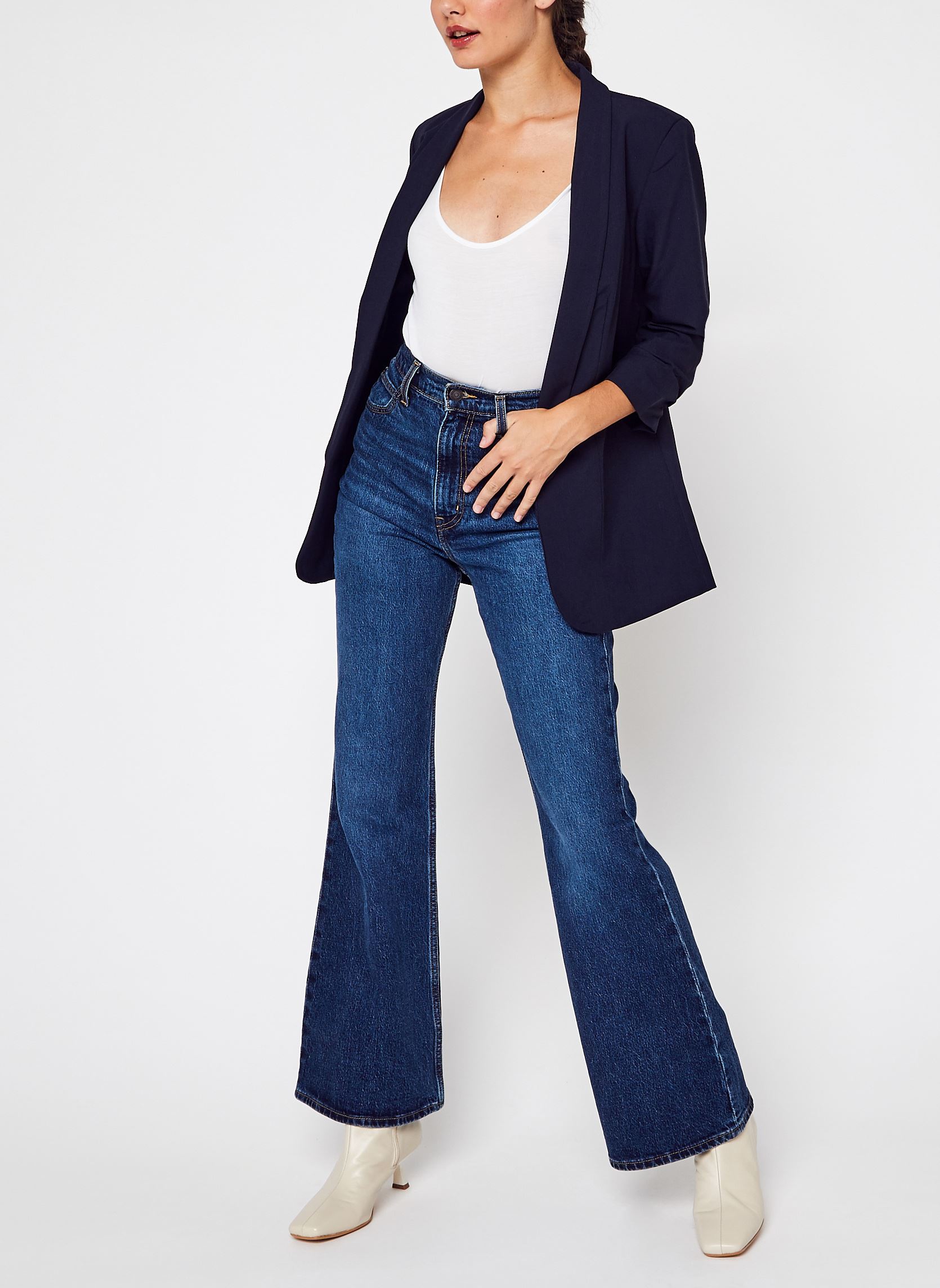 Jacketts / Sakkos PCBOSS 34 BLAZER NOOS damen blau Pieces Jacketts / Sakkos PCBOSS 34 BLAZER NOOS damen blau NIGHT SKY