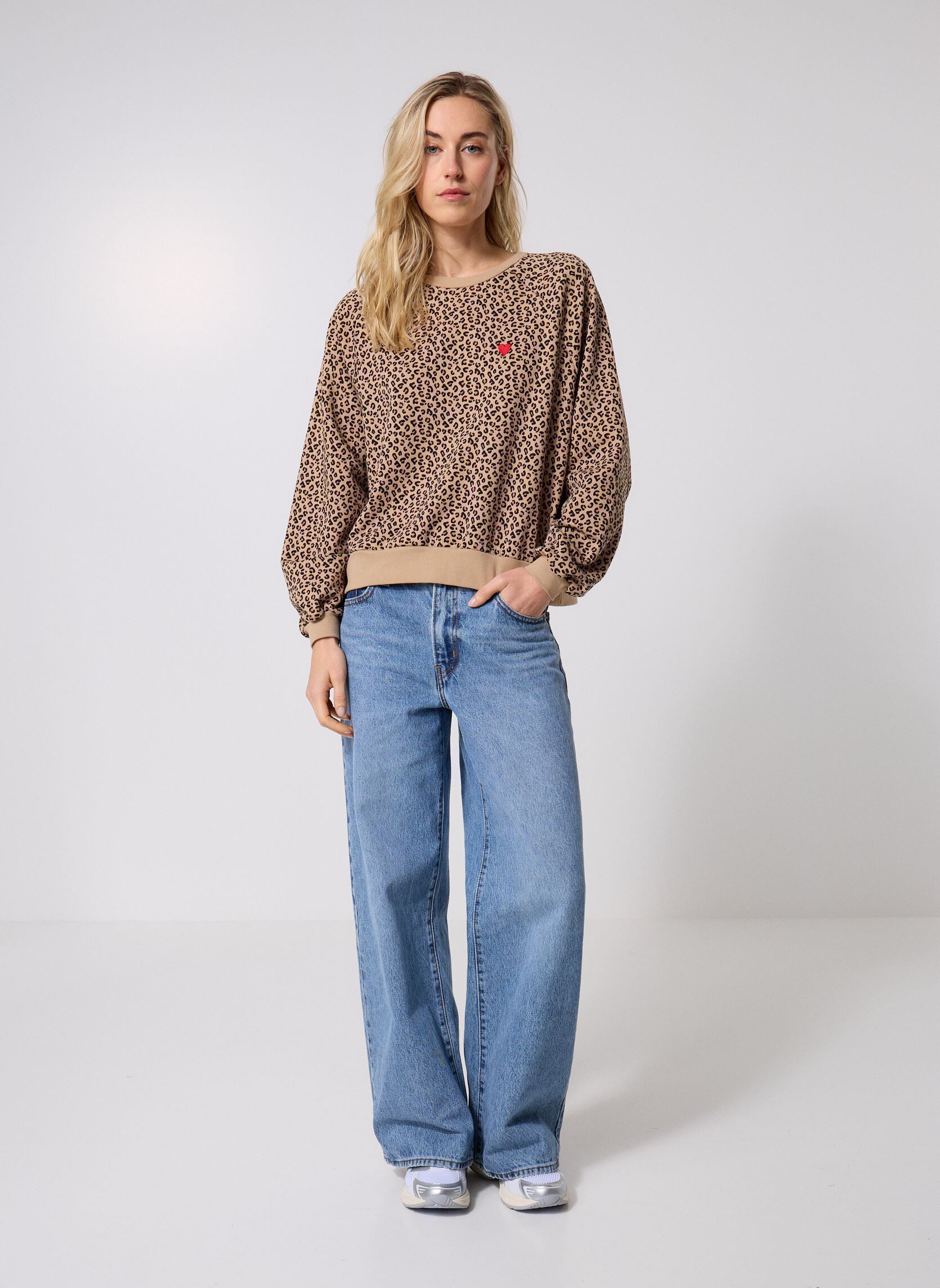 Sweatshirts PCGRETA LS EMB SWEAT BC damen weiß Pieces Sweatshirts PCGRETA LS EMB SWEAT BC damen weiß Cloud Dancer
