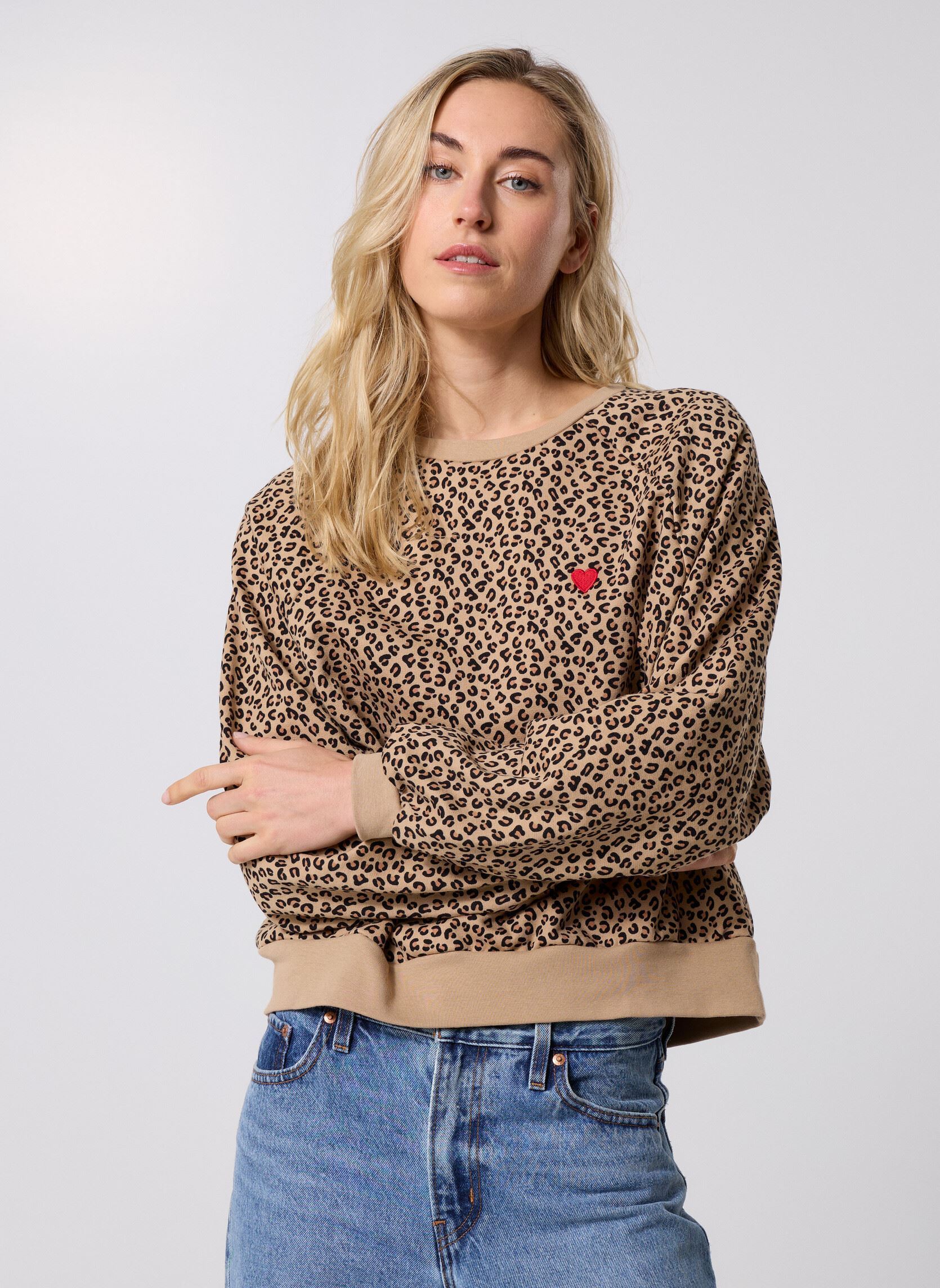 VILA Vireflect Emb Lumi L/S Sweat Top/Pr/Dfs