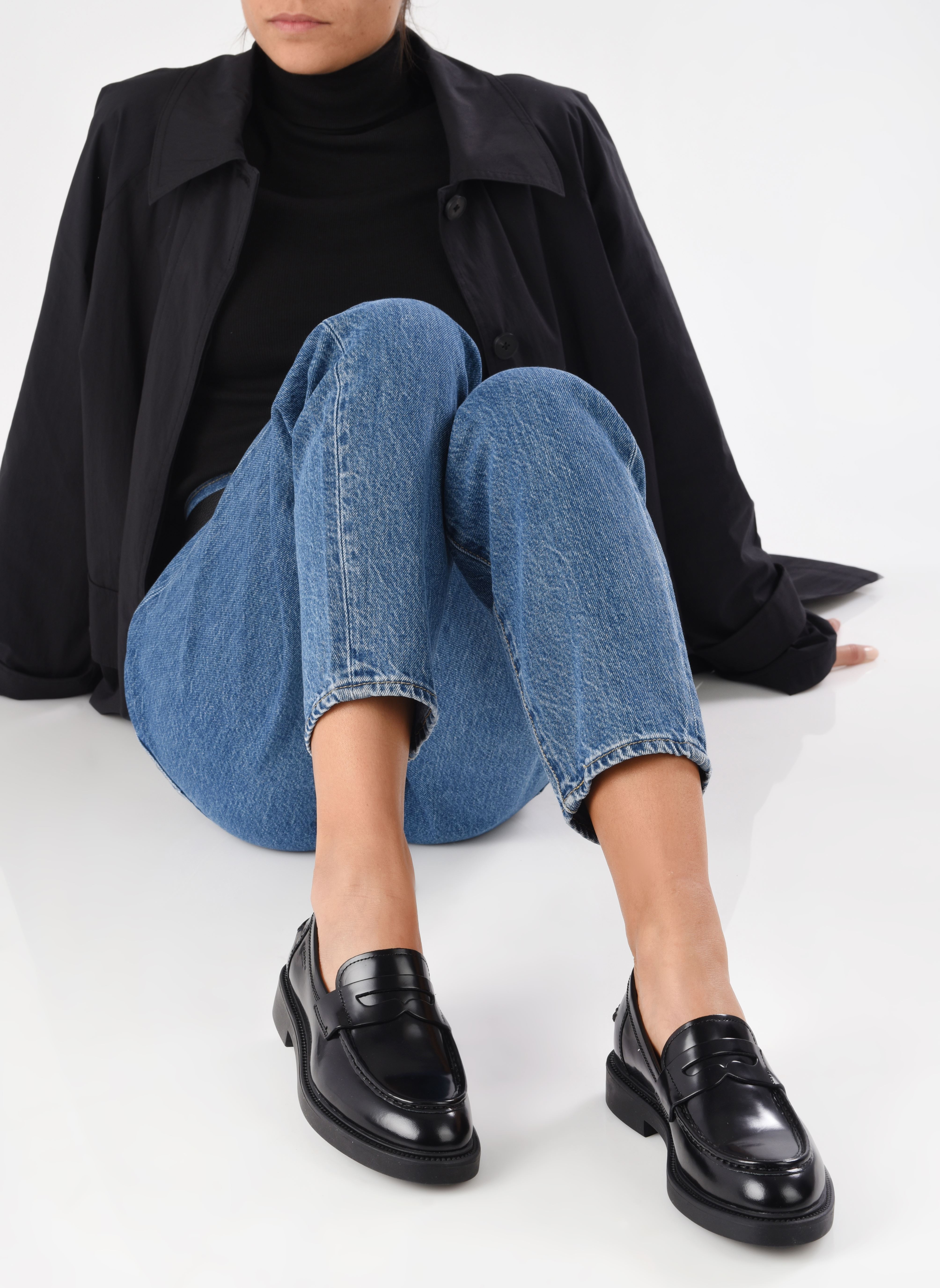 Mocassini ALEX W 4448-304 donna nero Vagabond Shoemakers Mocassini ALEX W 4448-304 donna nero Black
