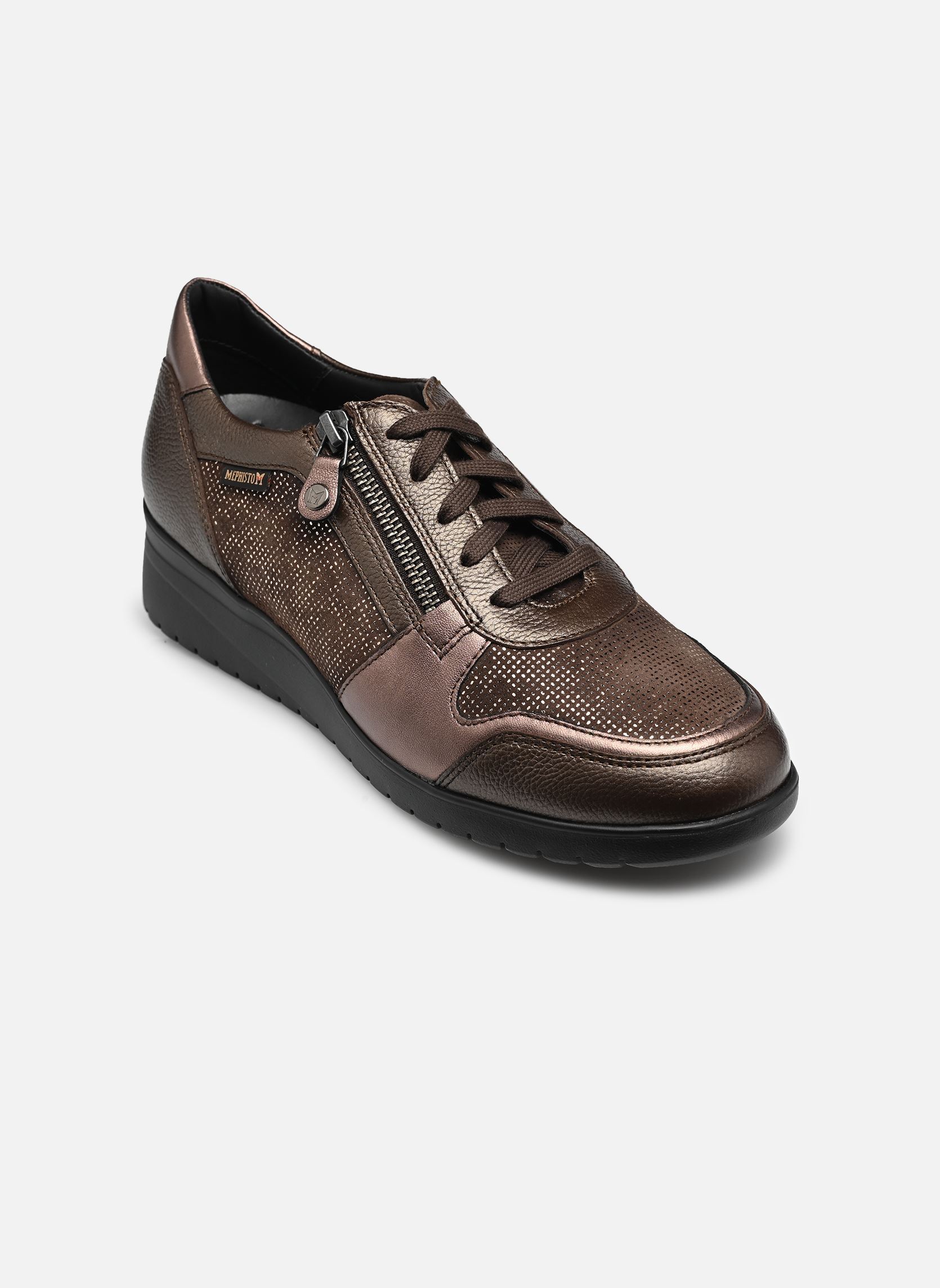 Baskets basses IASMINA femme or et bronze Mephisto Baskets basses IASMINA femme or et bronze BRONZE N