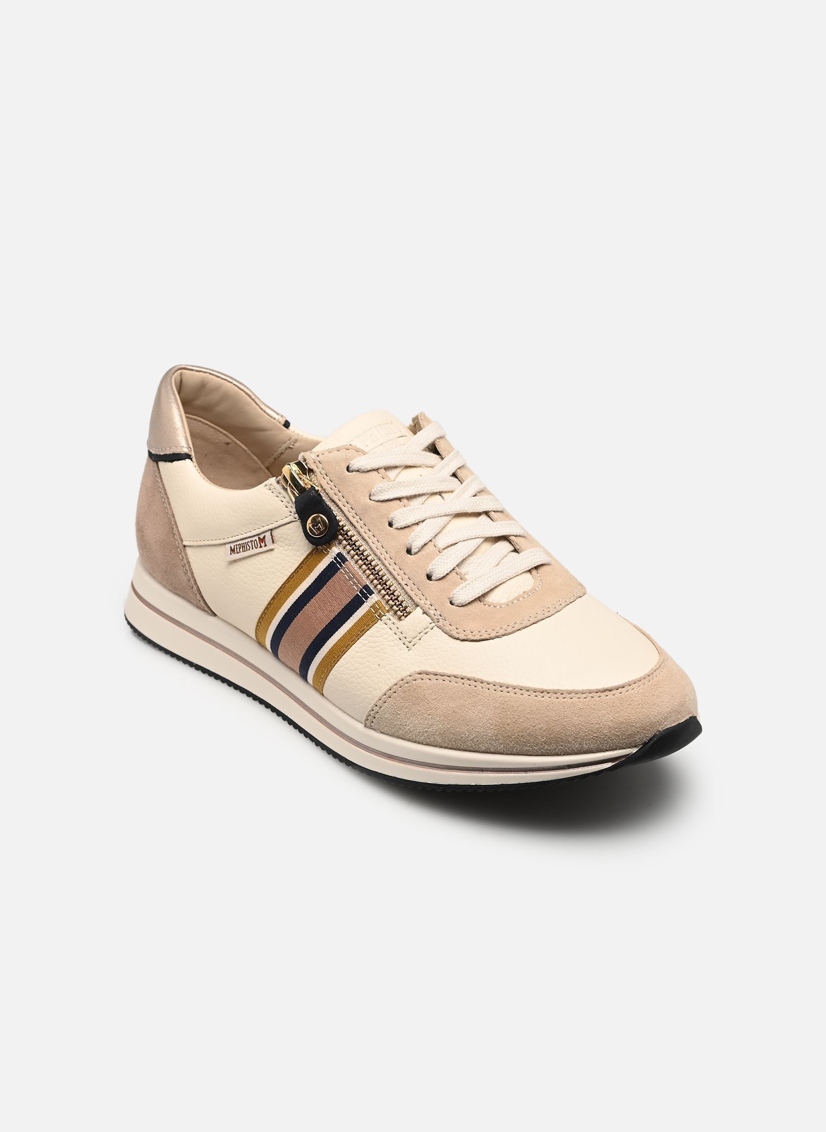 Baskets basses LUCILLE femme beige Mephisto Baskets basses LUCILLE femme beige BEIGE