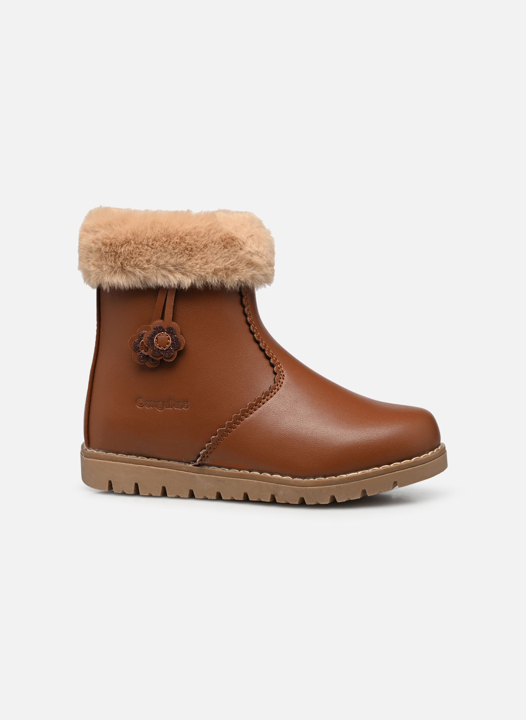 Stiefeletten / Ankle Boots MI1 113 16 mädchen braun Conguitos Stiefeletten / Ankle Boots MI1 113 16 mädchen braun TAN