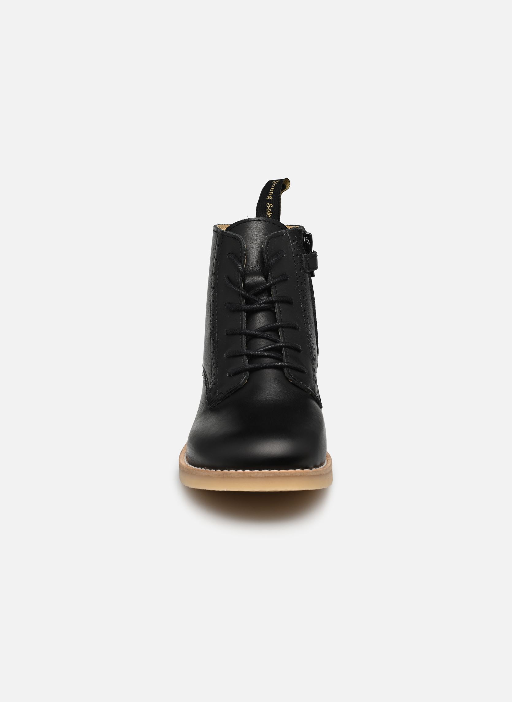 Stiefeletten / Ankle Boots Chester schwarz Young Soles Stiefeletten / Ankle Boots Chester schwarz BLACK LEATHER