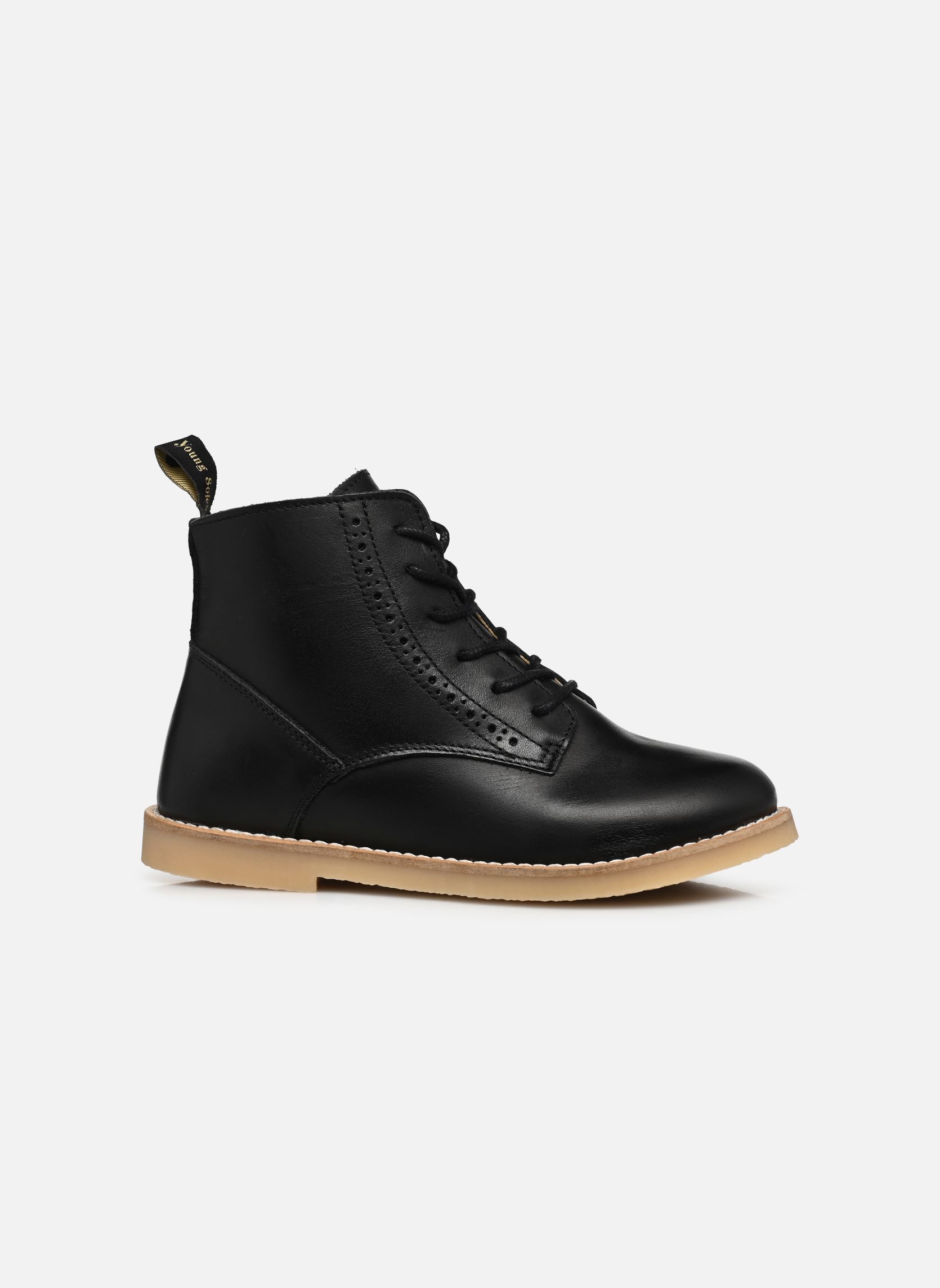 Stiefeletten / Ankle Boots Chester schwarz Young Soles Stiefeletten / Ankle Boots Chester schwarz BLACK LEATHER