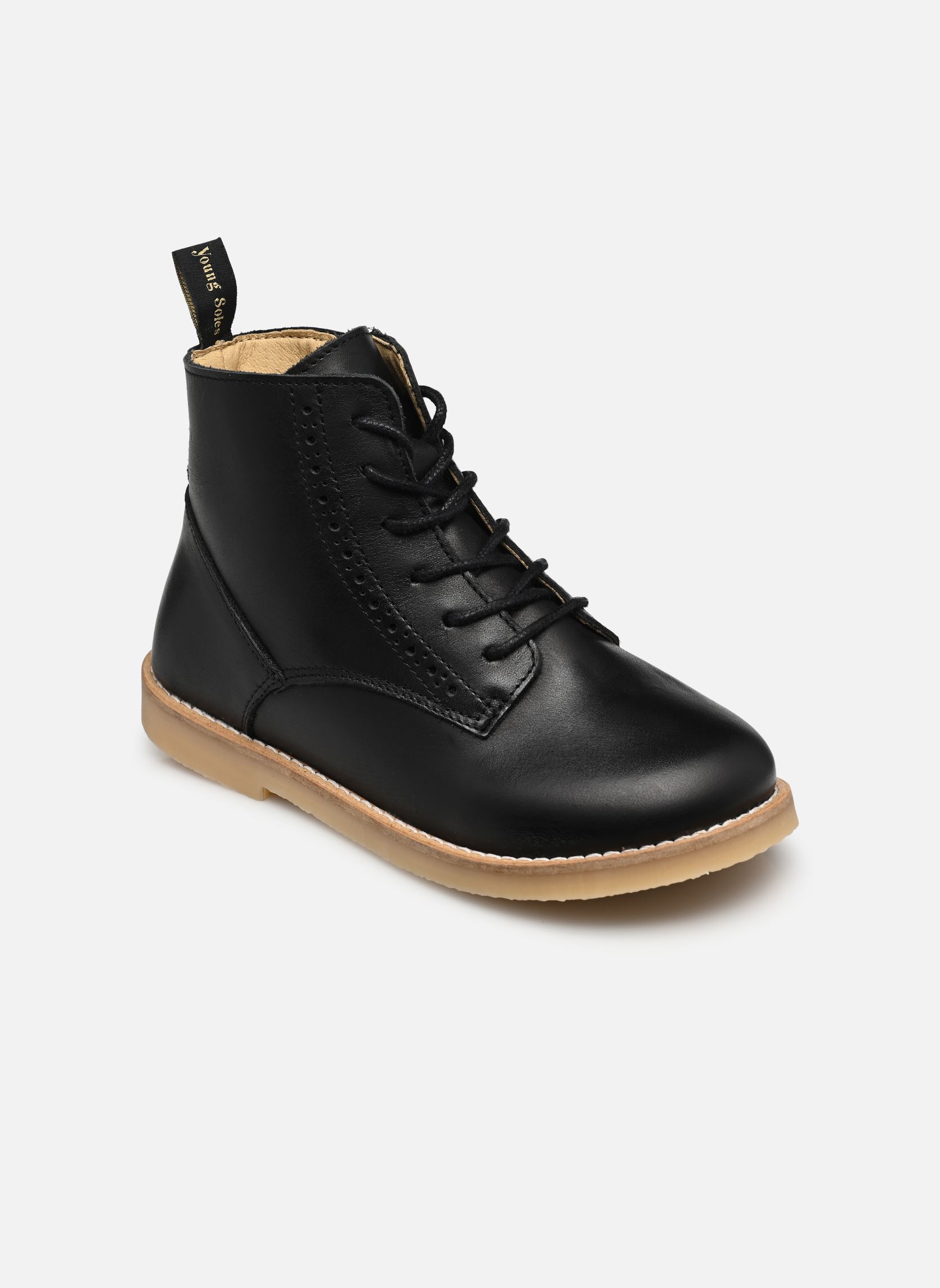 Stiefeletten / Ankle Boots Chester schwarz Young Soles Stiefeletten / Ankle Boots Chester schwarz BLACK LEATHER