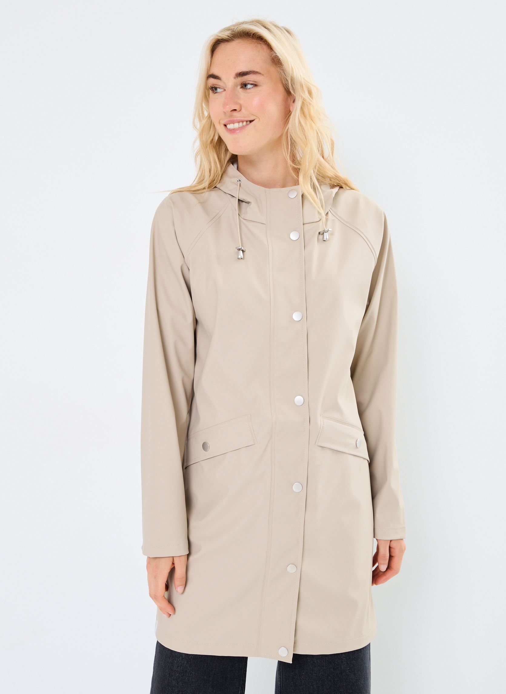 Vestes imperméable Ihtazi Ja femme beige Ichi Vestes imperméable Ihtazi Ja femme beige Doeskin