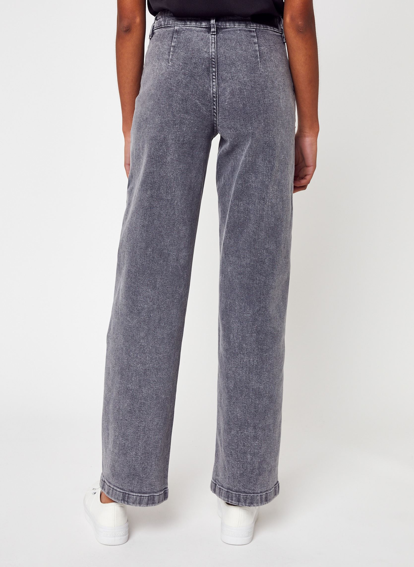 Weite Jeans Ihalexo Nti damen grau Ichi Weite Jeans Ihalexo Nti damen grau Light grey wash