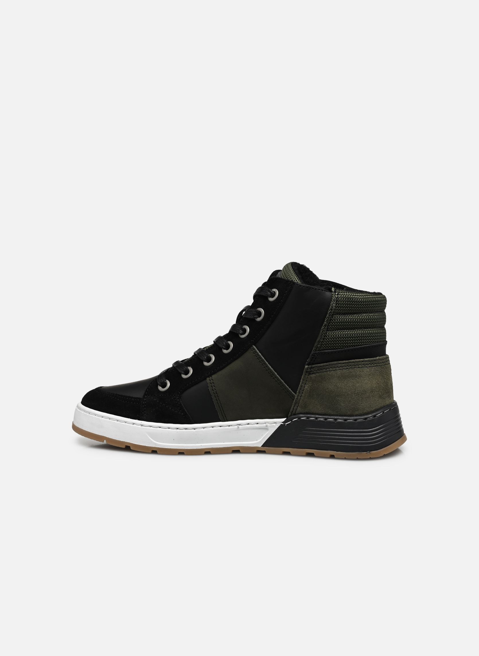 Baskets basses AOF504E6L garçon noir Bullboxer Baskets basses AOF504E6L garçon noir Black/green