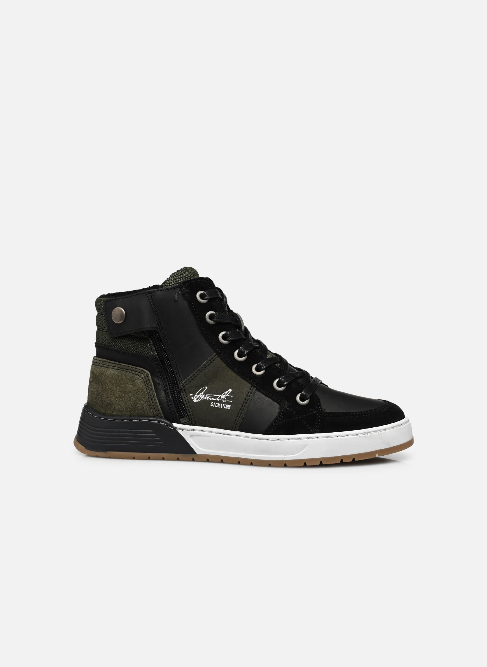 Baskets basses AOF504E6L garçon noir Bullboxer Baskets basses AOF504E6L garçon noir Black/green
