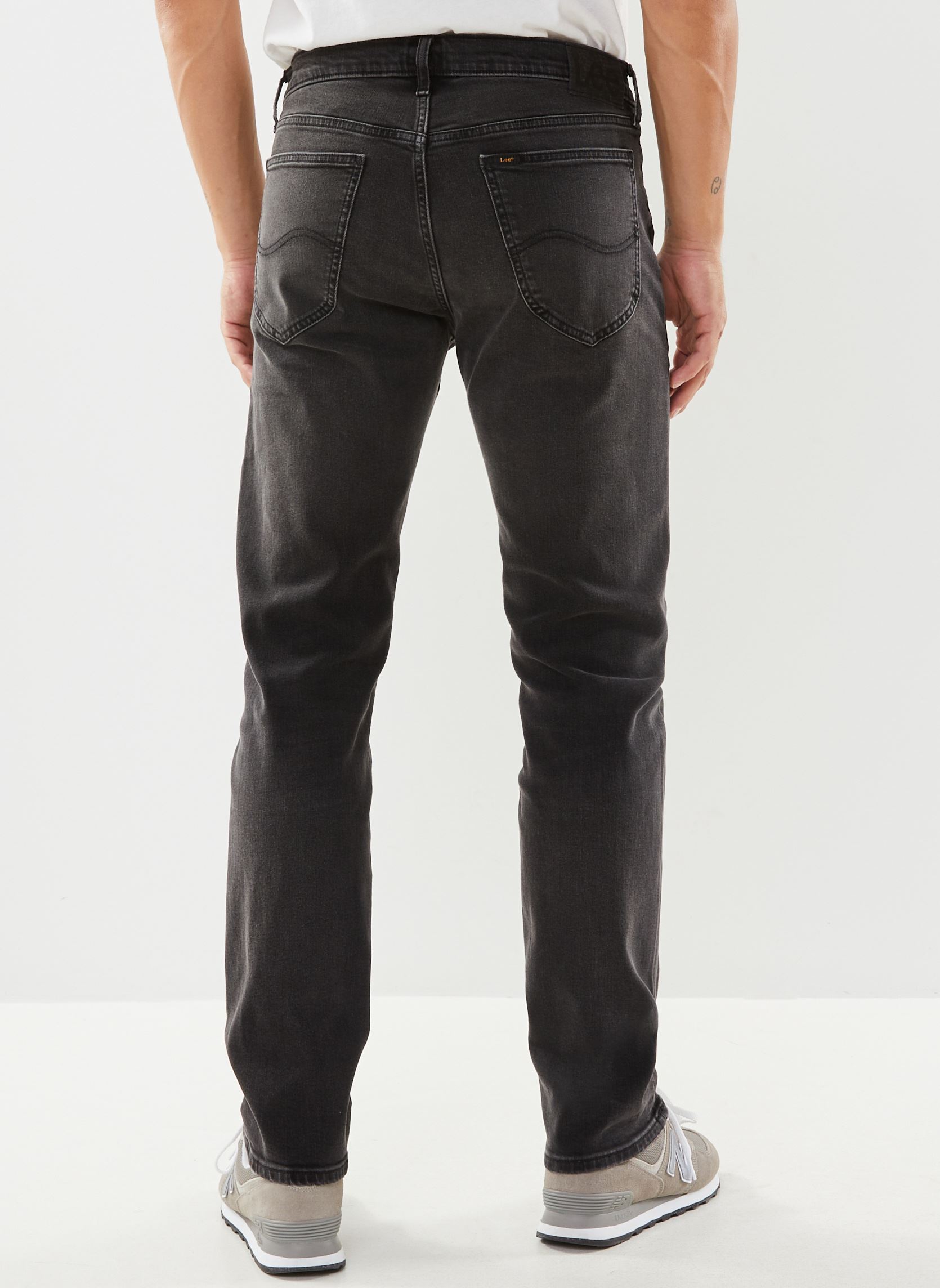 Rechte jeans / Straight Leg Jeans Daren Zip Fly heren grijs Lee Rechte jeans / Straight Leg Jeans Daren Zip Fly heren grijs ASPHALT ROCKER