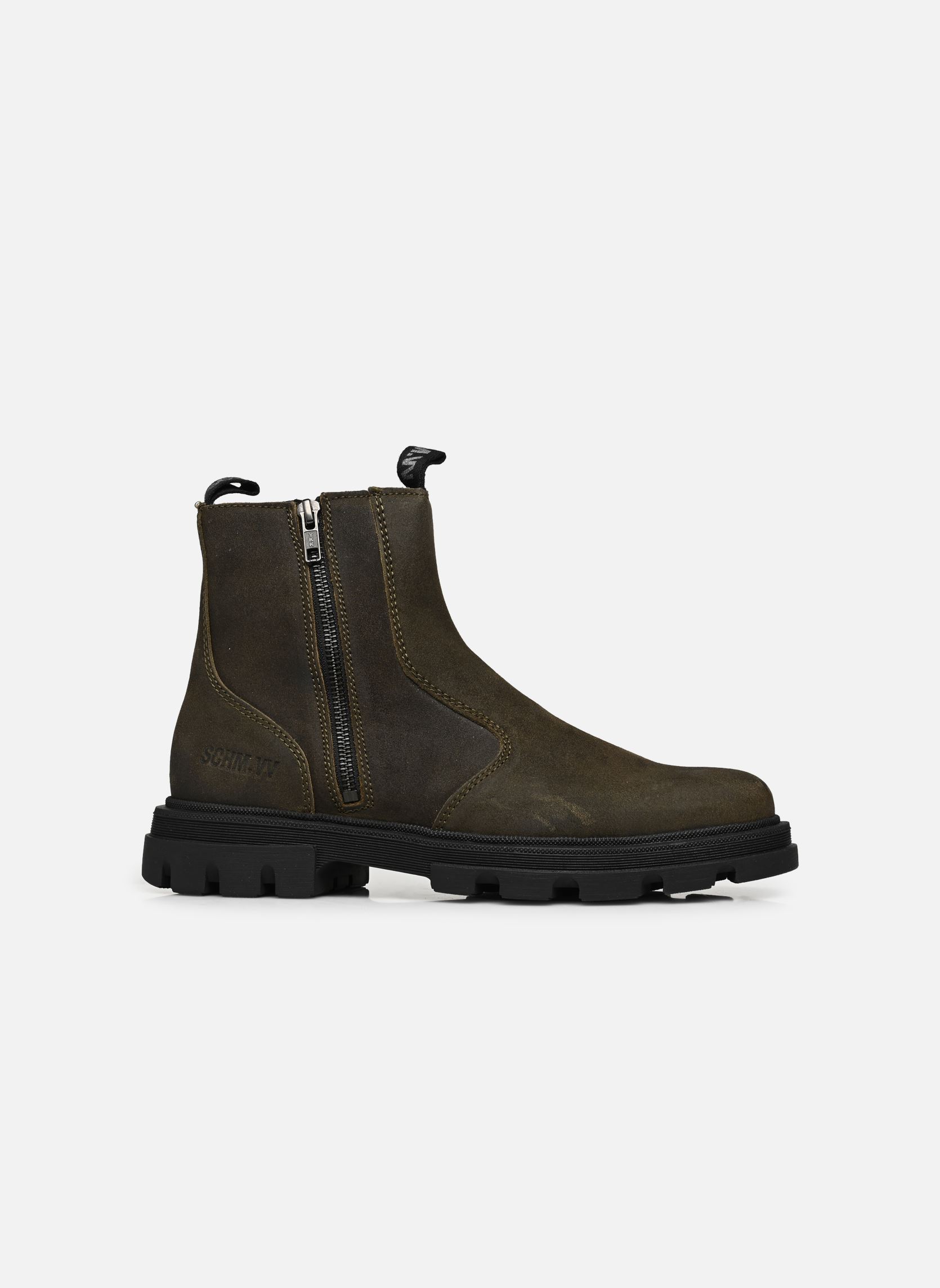 Stiefeletten und Stiefel LONDON ZIP BOOTS herren grün Schmoove Stiefeletten und Stiefel LONDON ZIP BOOTS herren grün OLIVE