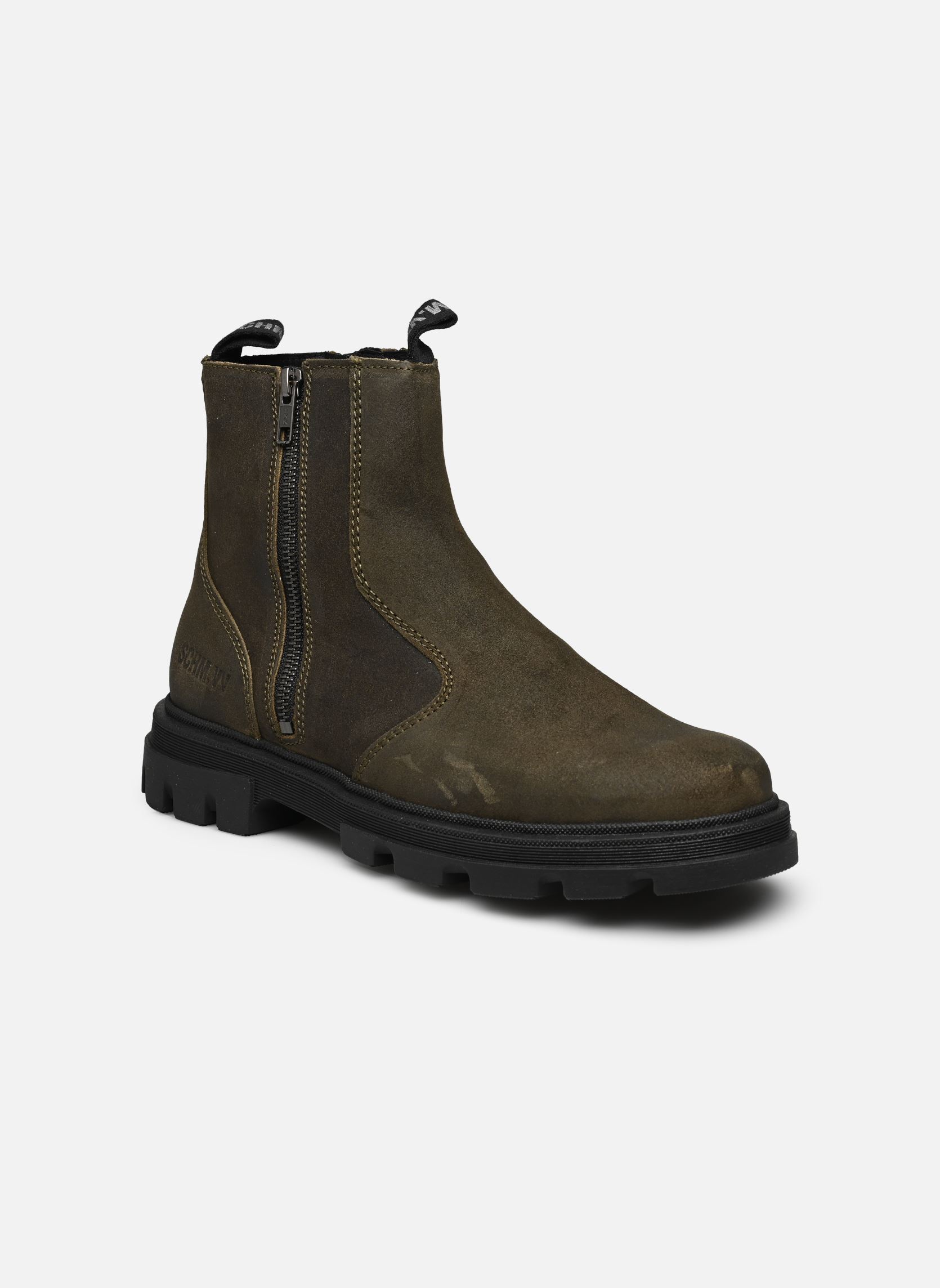 Stiefeletten und Stiefel LONDON ZIP BOOTS herren grün Schmoove Stiefeletten und Stiefel LONDON ZIP BOOTS herren grün OLIVE