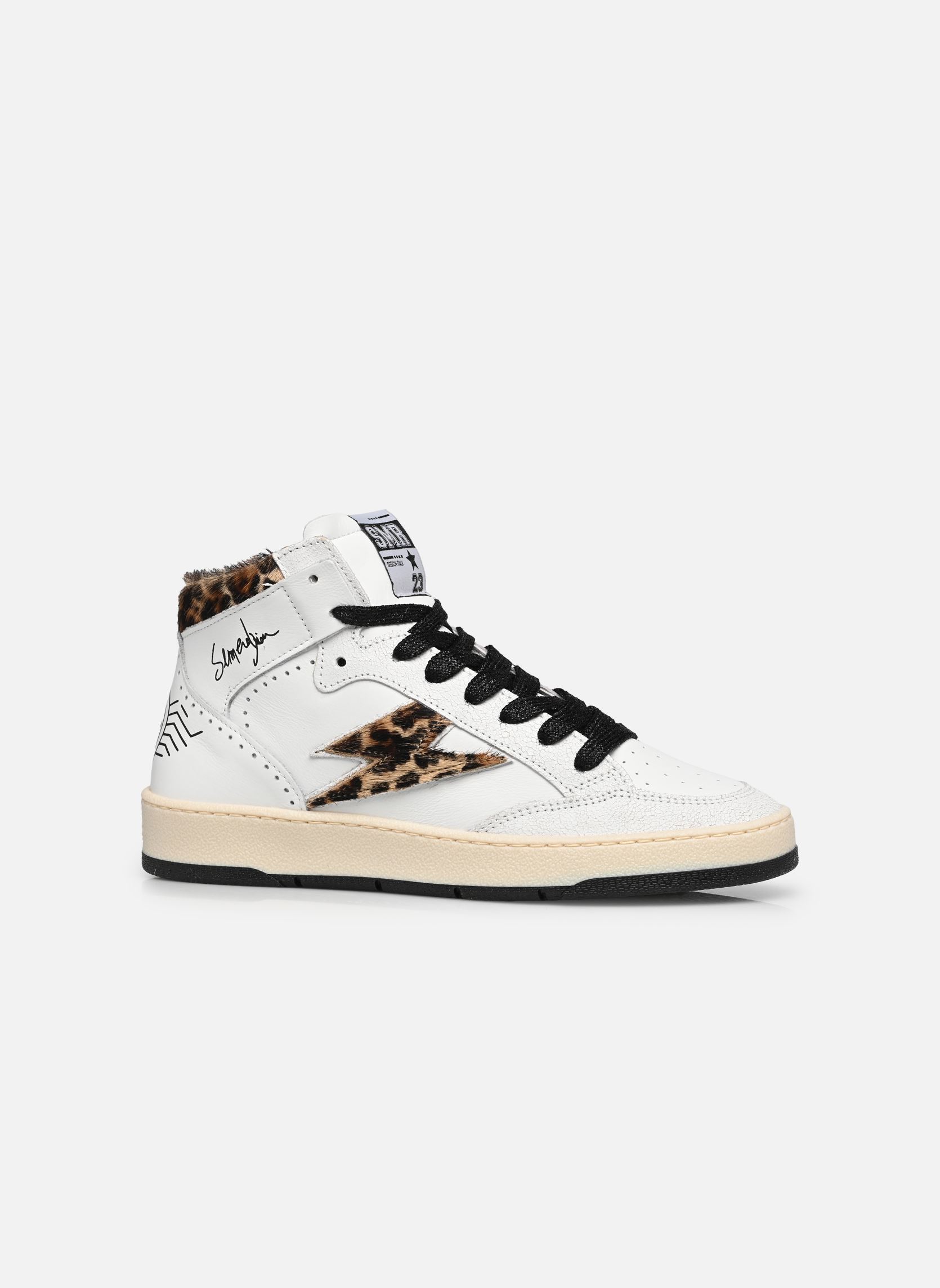 Hoge sneakers Braga dames wit Semerdjian Hoge sneakers Braga dames wit E131