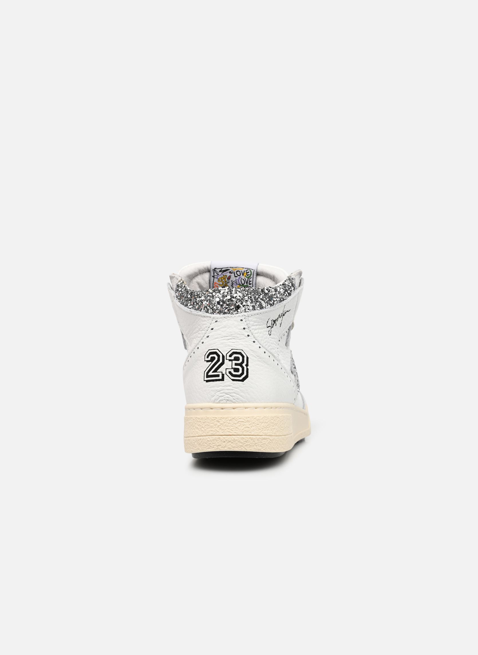 Baskets montantes Braga femme blanc Semerdjian Baskets montantes Braga femme blanc 8325