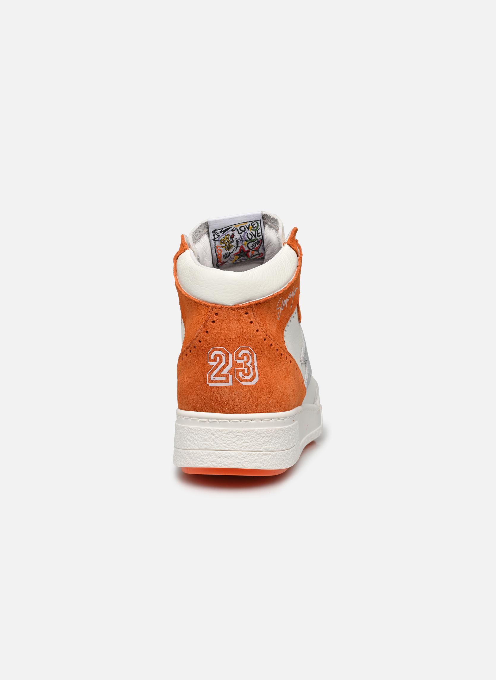 Hoge sneakers Braga dames oranje Semerdjian Hoge sneakers Braga dames oranje 11441