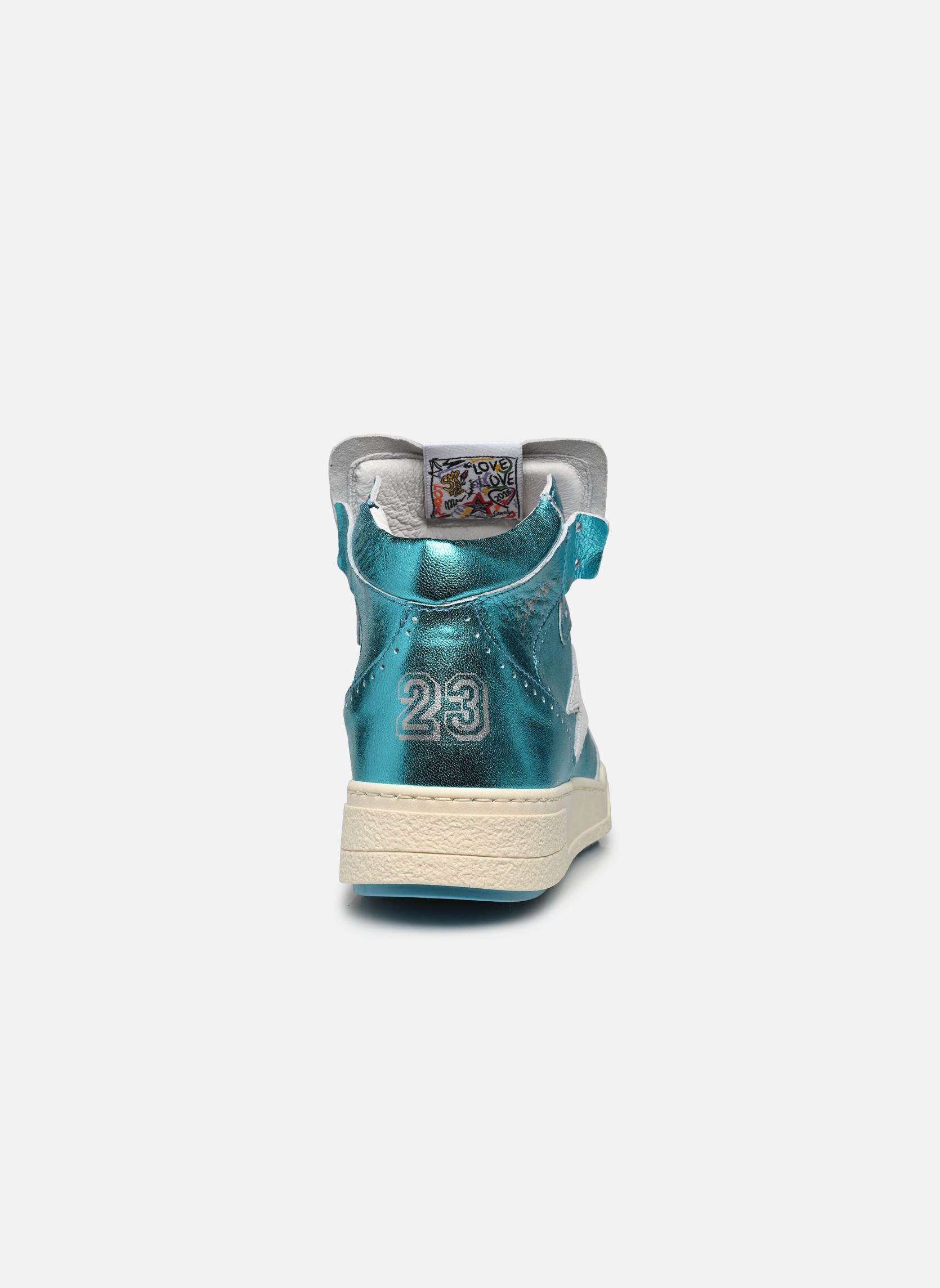 Baskets montantes Braga femme bleu Semerdjian Baskets montantes Braga femme bleu 11442