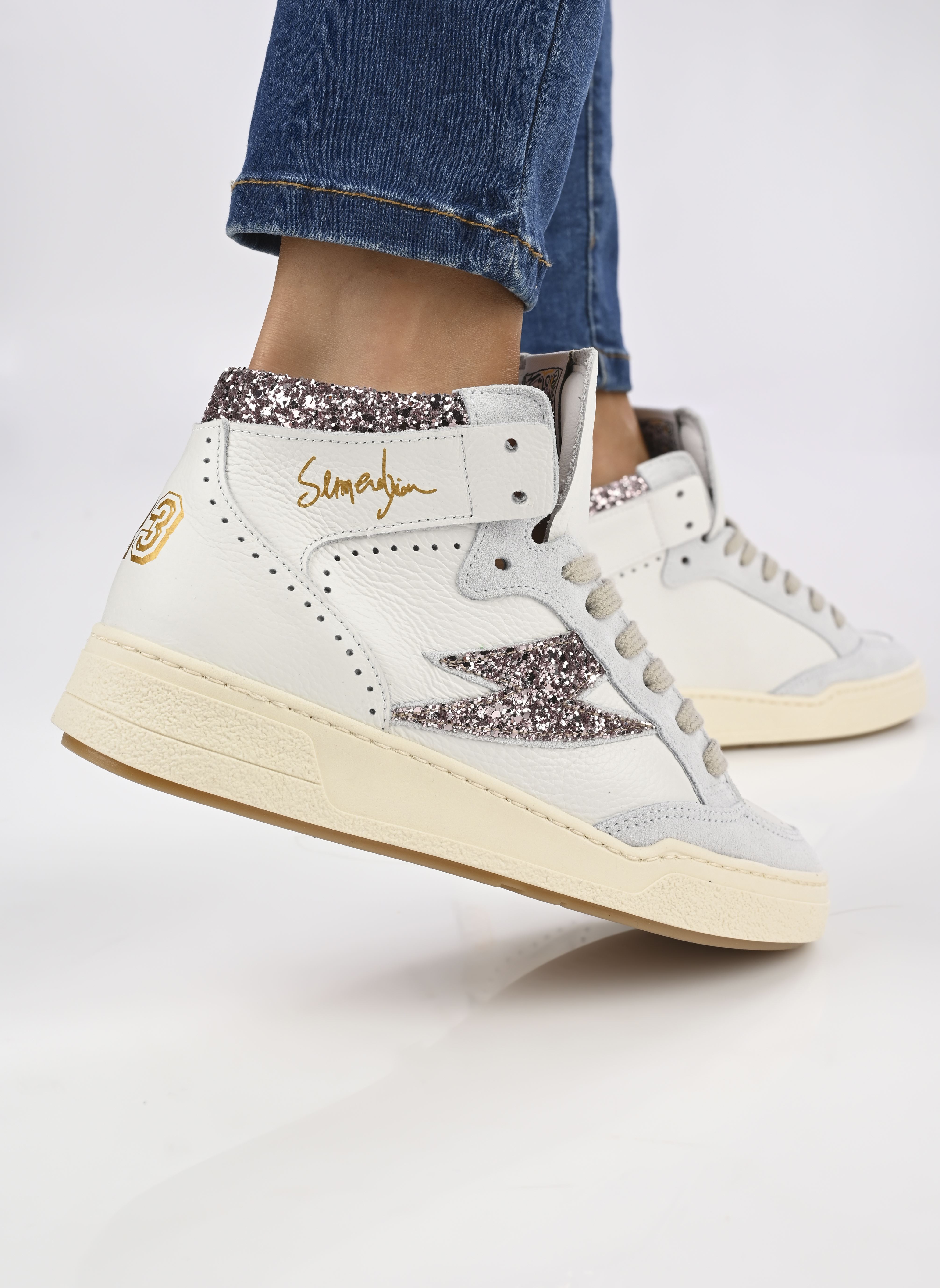 Sneakers alte Braga donna bianco Semerdjian Sneakers alte Braga donna bianco A571