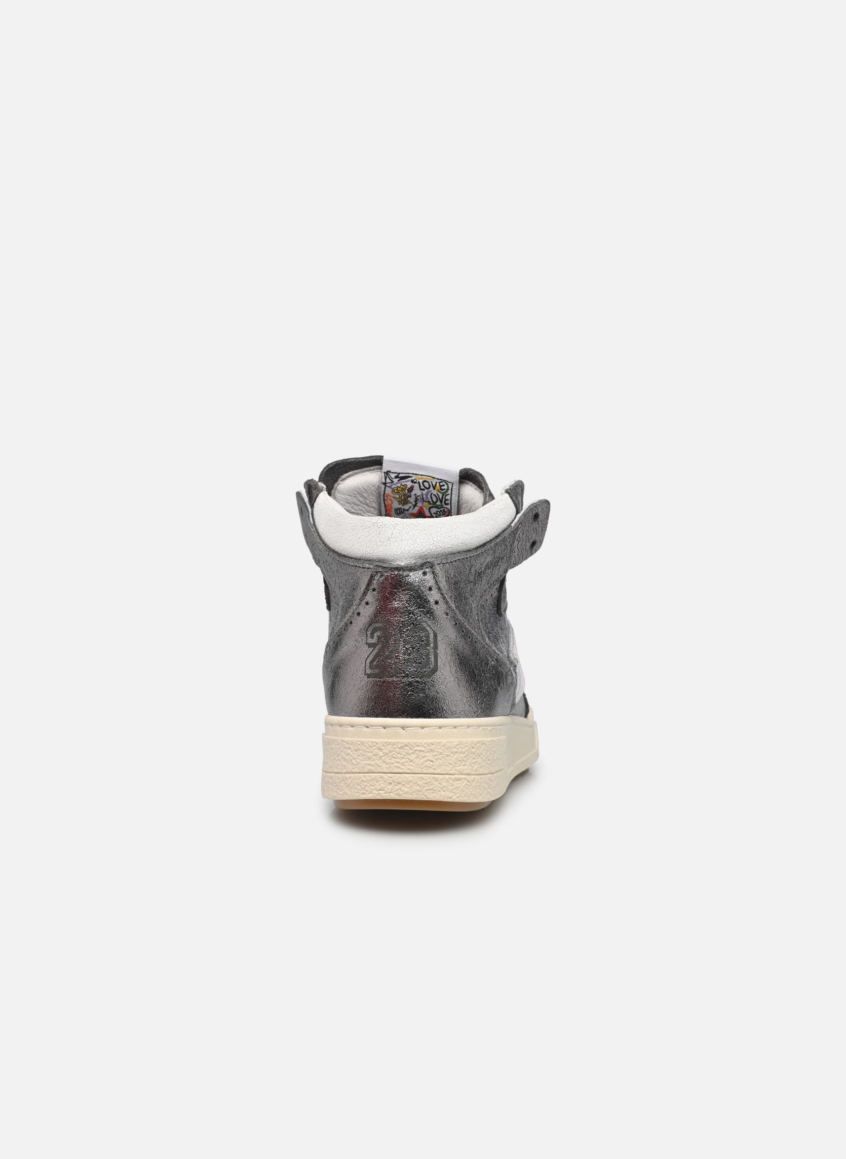 Knöchelhohe Sneaker Braga damen silber Semerdjian Knöchelhohe Sneaker Braga damen silber A545