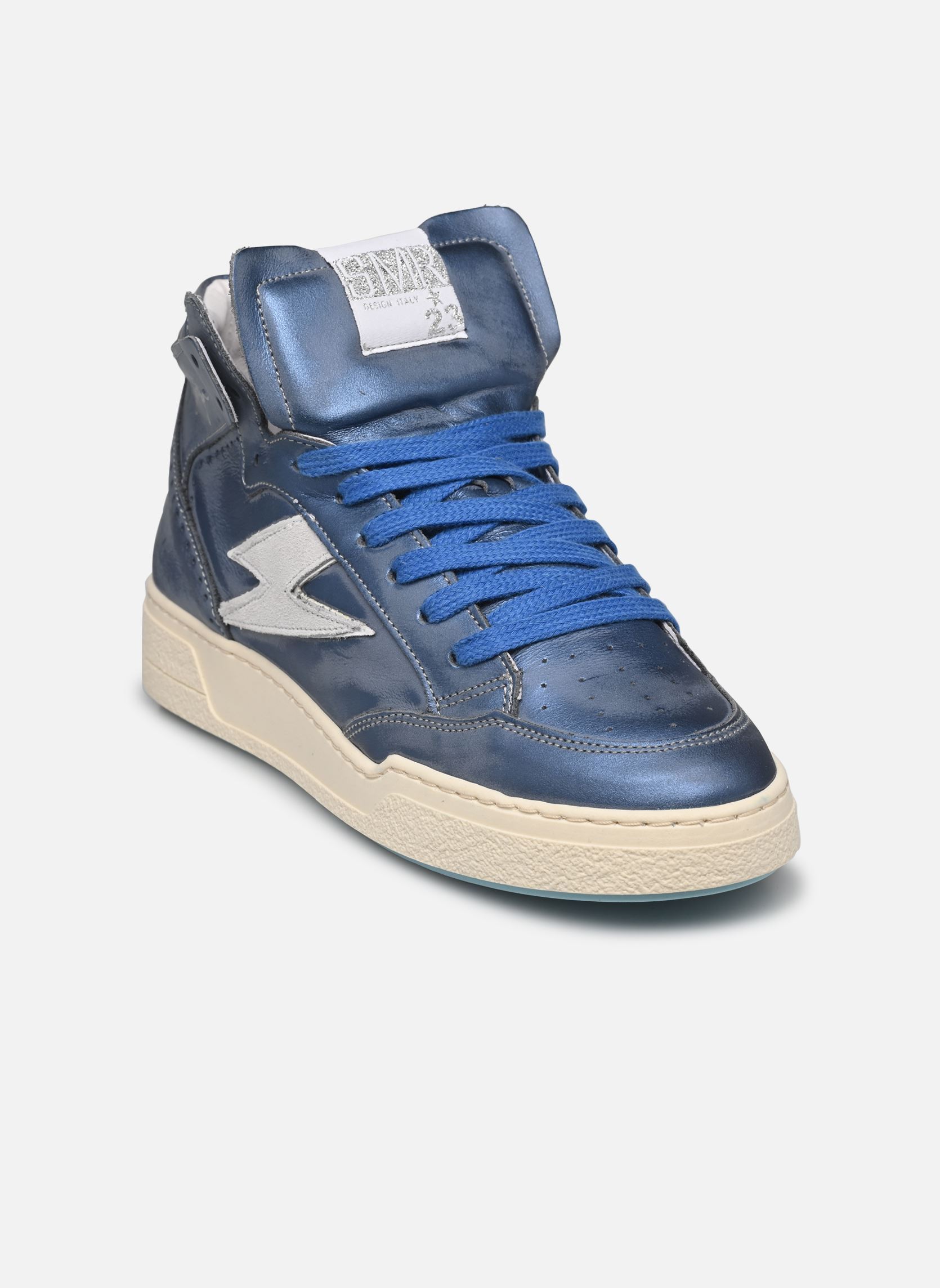 Baskets montantes Braga femme bleu Semerdjian Baskets montantes Braga femme bleu B452