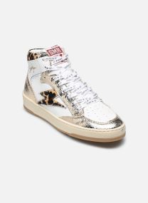 Hoge sneakers Braga dames goud en brons