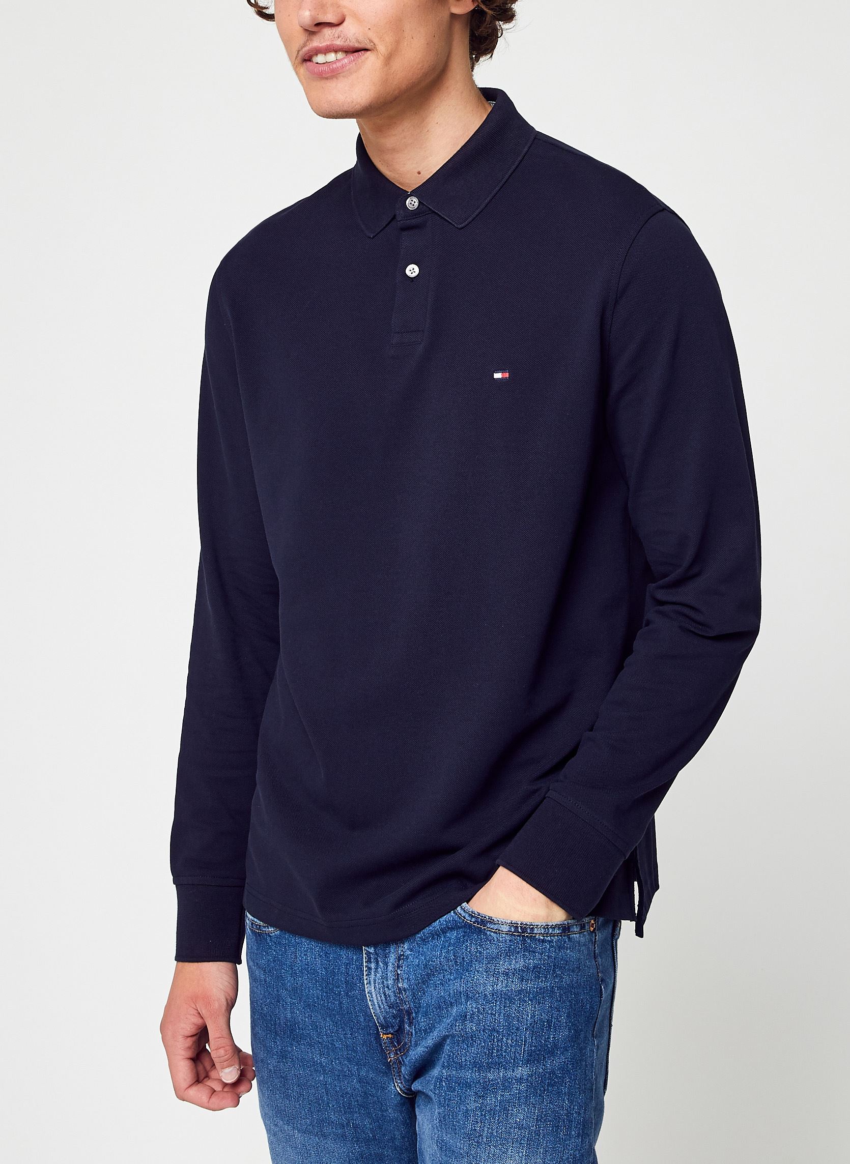 Poloshirts 1985 Regular Ls Polo herren blau Tommy Hilfiger Poloshirts 1985 Regular Ls Polo herren blau NAVY BLUE