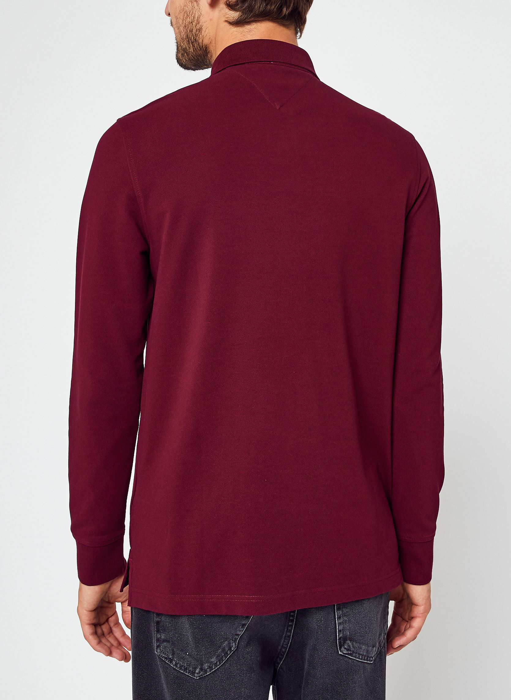 Polos 1985 Regular Ls Polo homme bordeaux Tommy Hilfiger Polos 1985 Regular Ls Polo homme bordeaux BURGUNDY