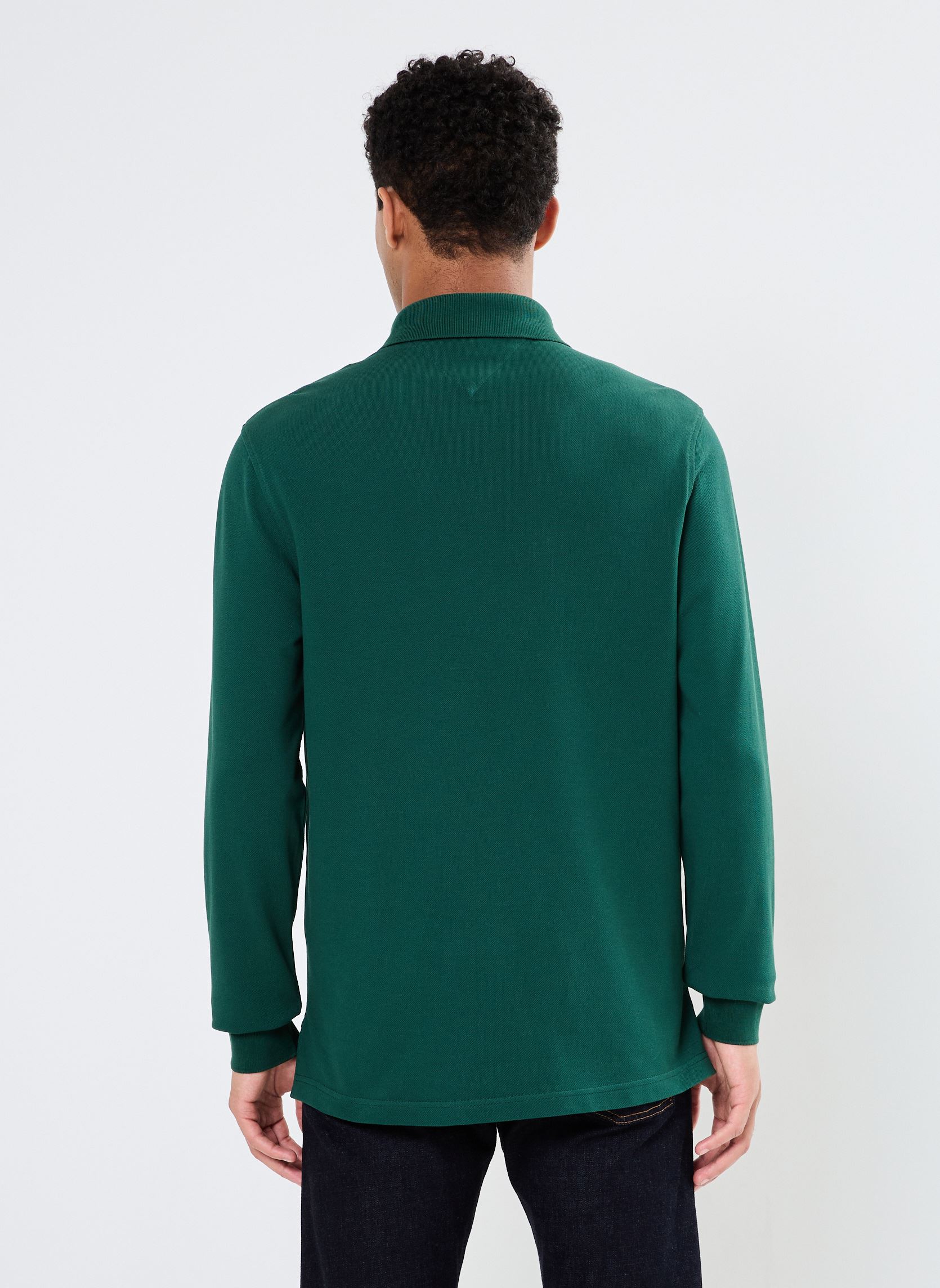 Polos 1985 Regular Ls Polo homme vert Tommy Hilfiger Polos 1985 Regular Ls Polo homme vert ORNAMENTAL GREEN