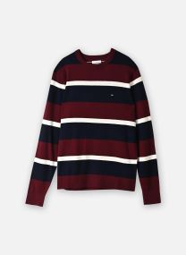 Pulls Pima Org Ctn Cashmere Crew Neck homme bordeaux
