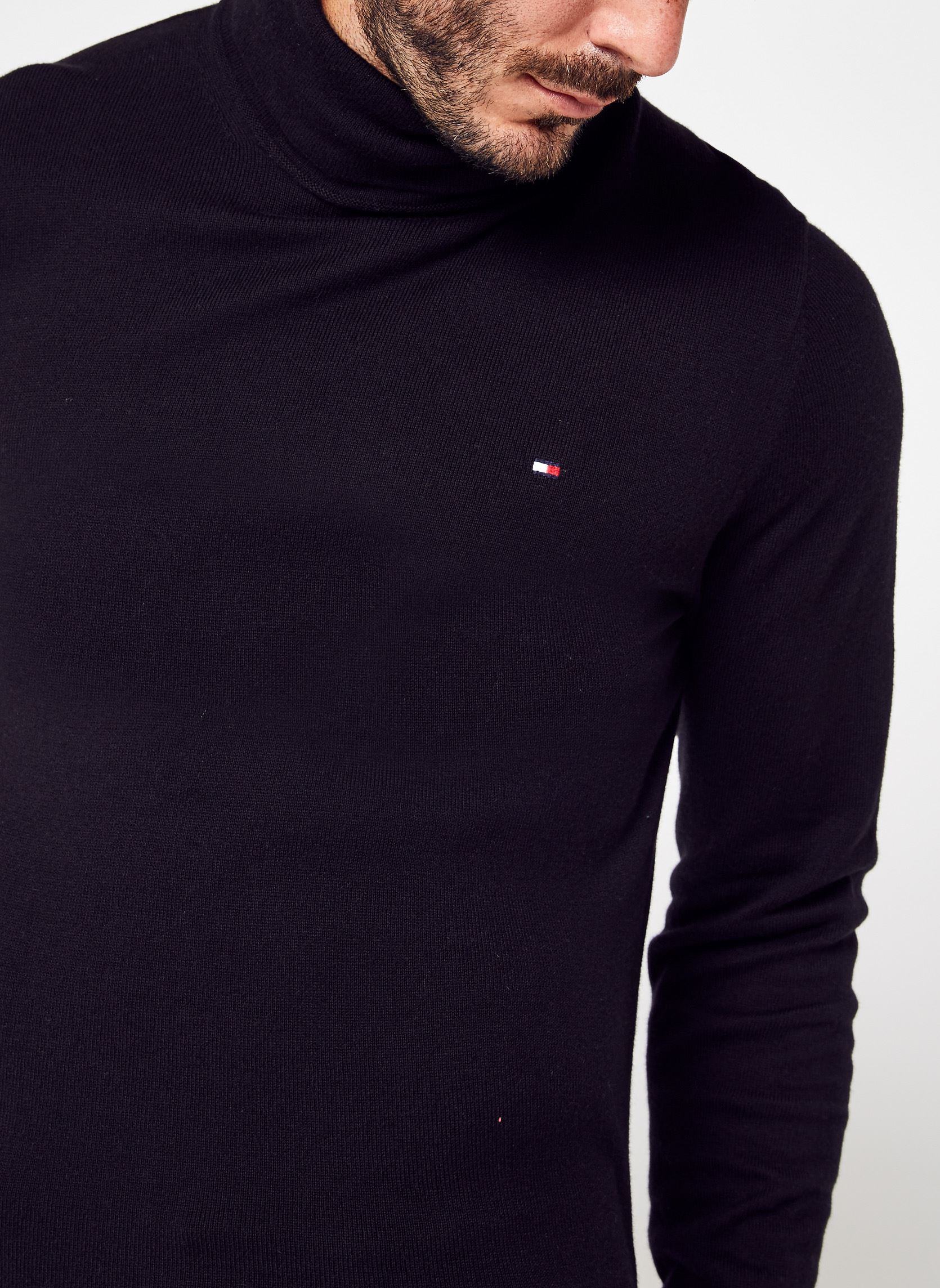 Pullover Pima Org Ctn Cashmere Roll Neck herren schwarz Tommy Hilfiger Pullover Pima Org Ctn Cashmere Roll Neck herren schwarz BLACK